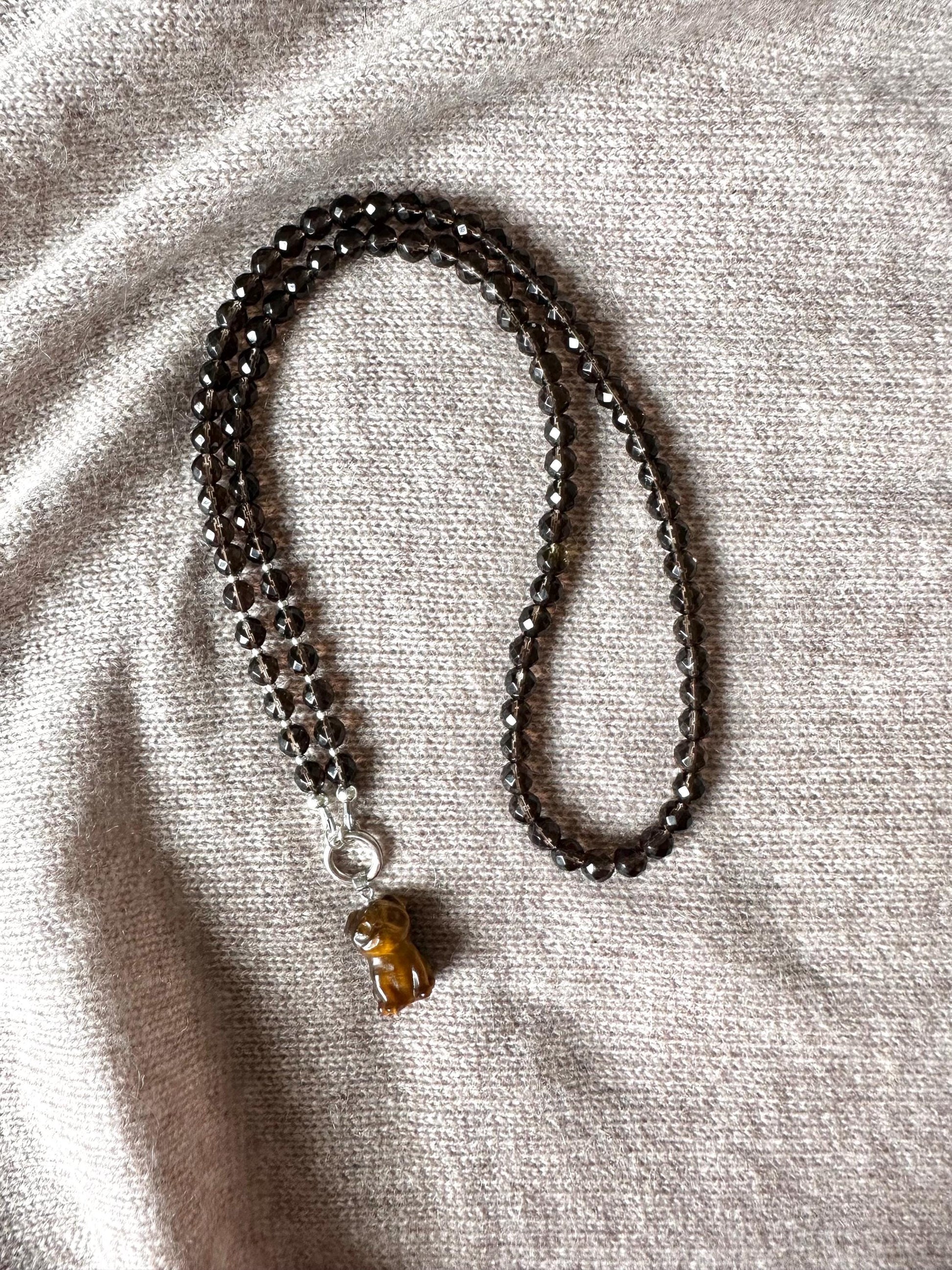 Griff Gemstone Beaded Necklace
