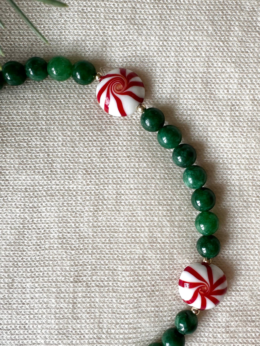 Peppermint Paws Dog Necklace