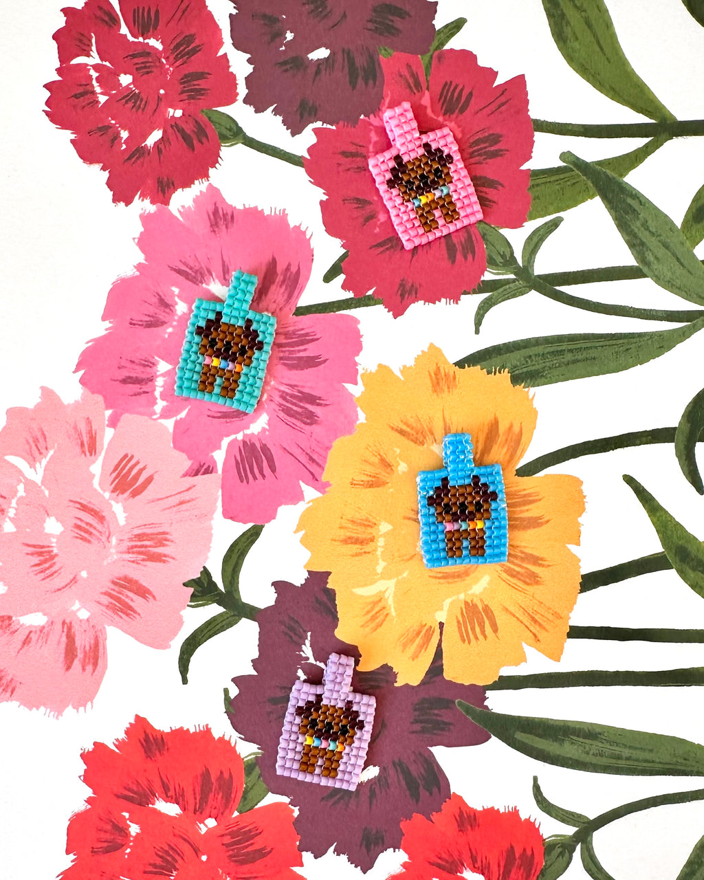 Hand-Woven Bead Charm Drop 2