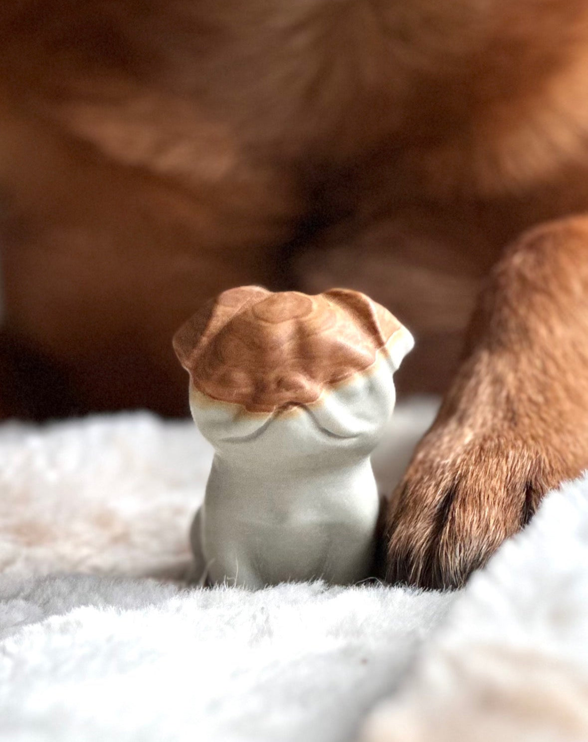 One-of-a-kind* 2 inch Alashan Brussels Griffon Statue