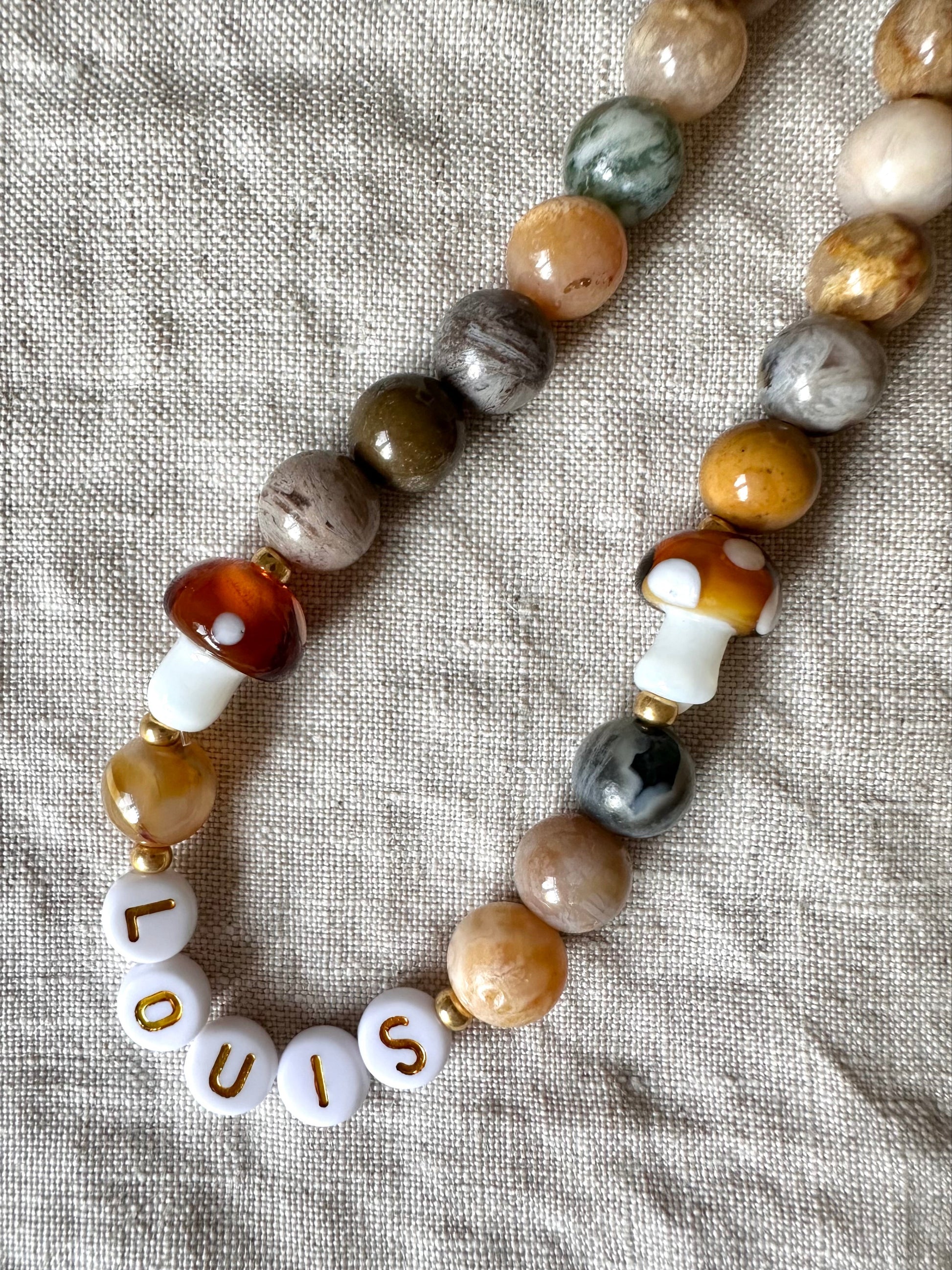 Toadstool Path Dog Necklace