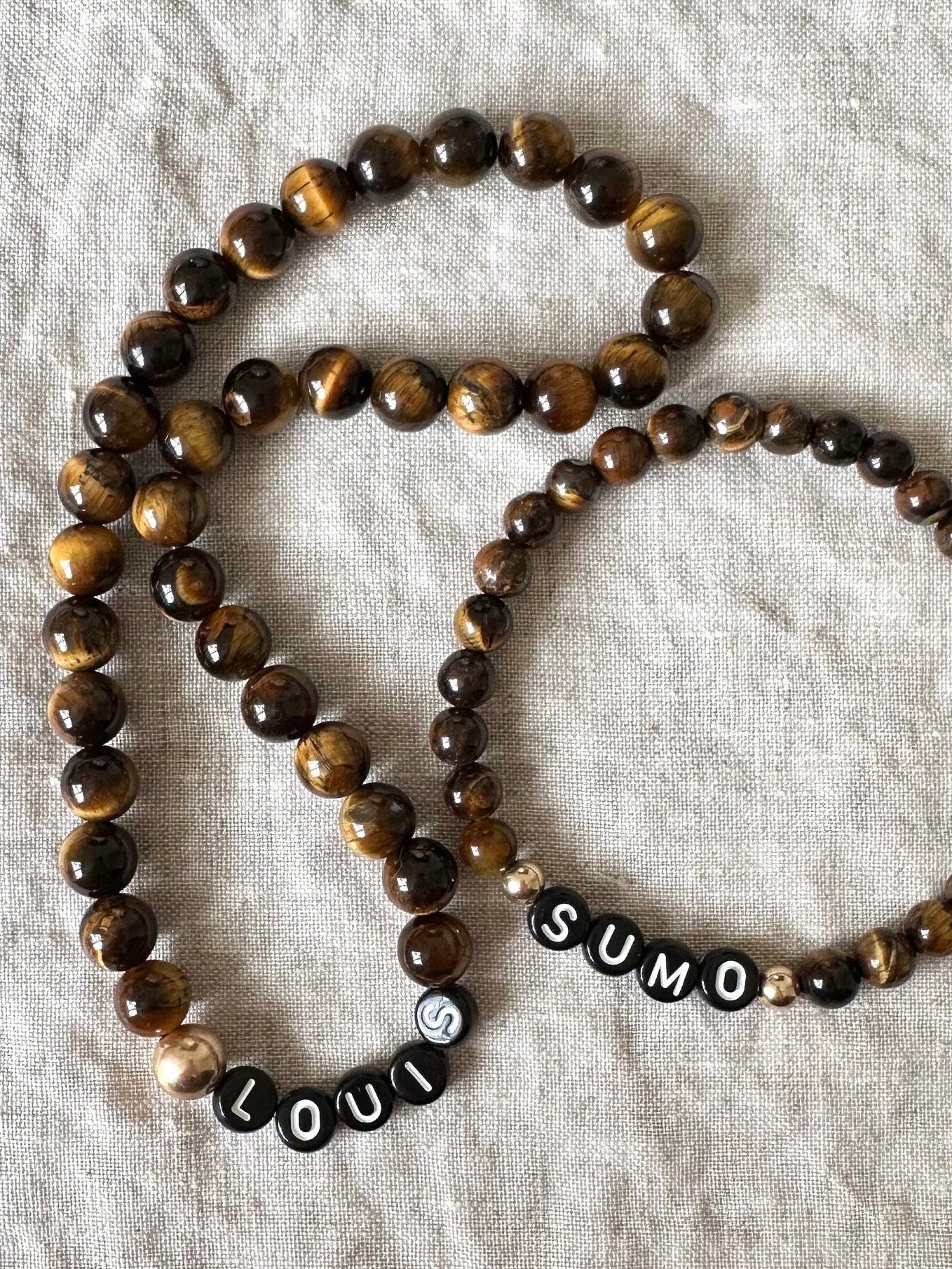 Tiger’s Eye Dog Necklace
