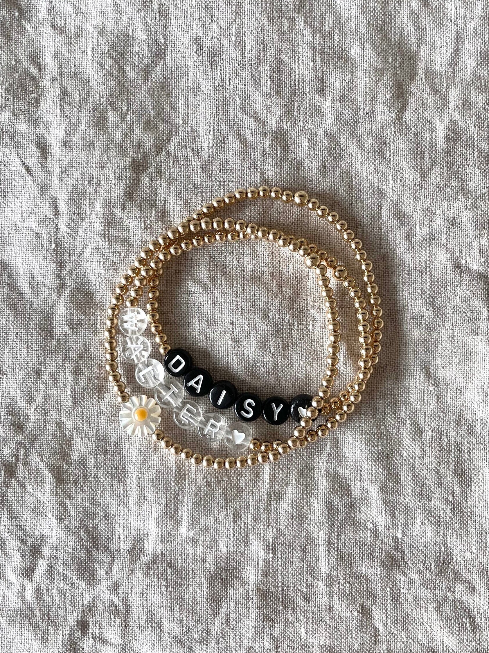 Daisy 14k Gold Filled Beaded Bracelet