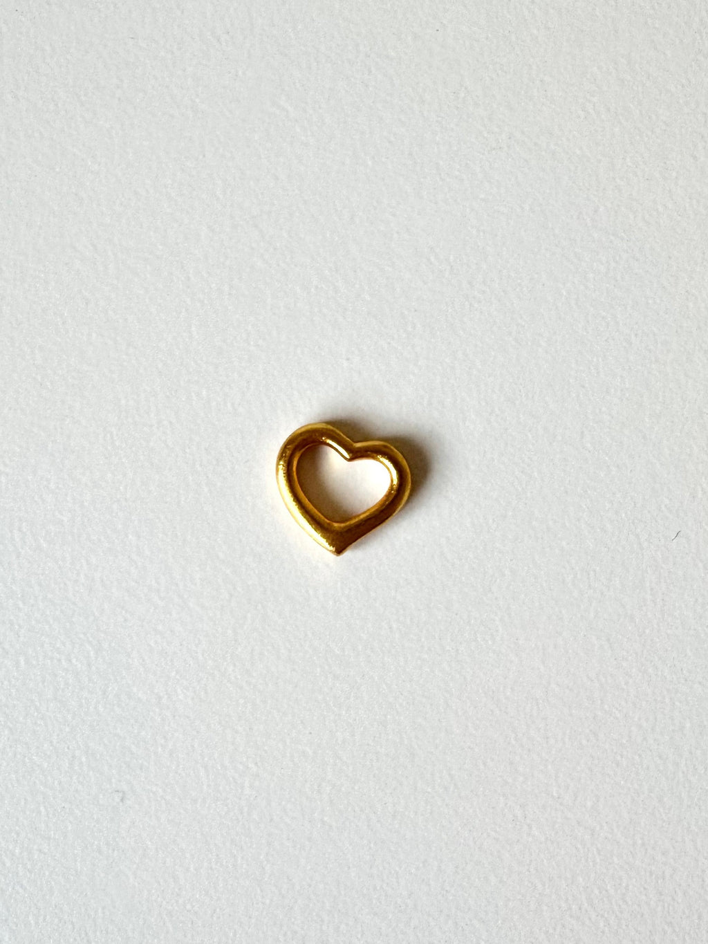 Floating Heart Bead Charm