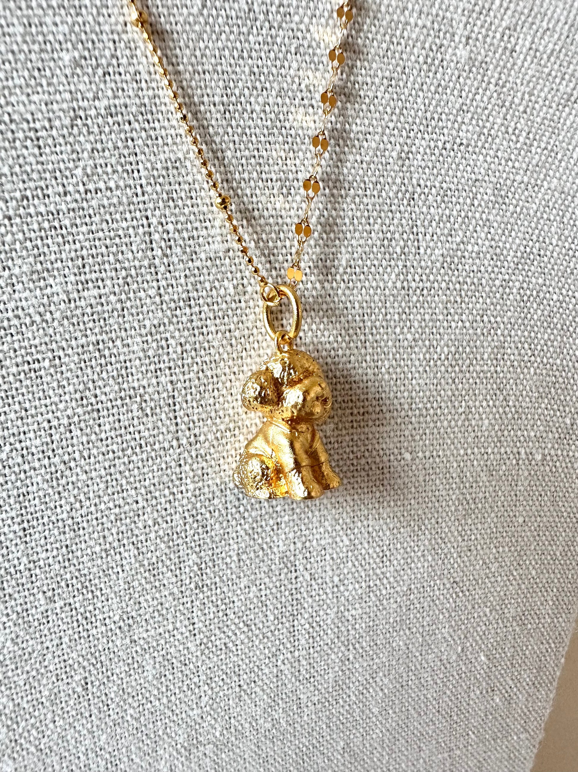 Teddy Dog Charm