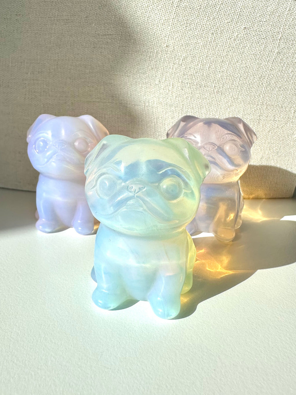 2 inch Opalite Brussels Griffon Statue