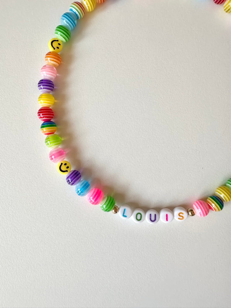 Rainbow Dog Necklace