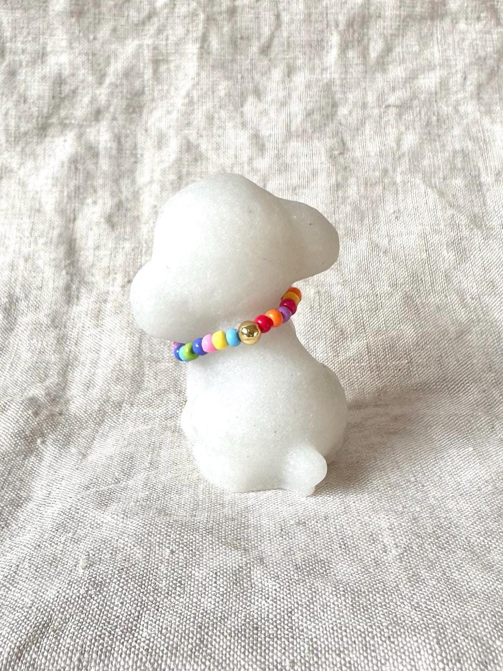 One-of-a-kind* Marble Jade Bichon Frisé Statue