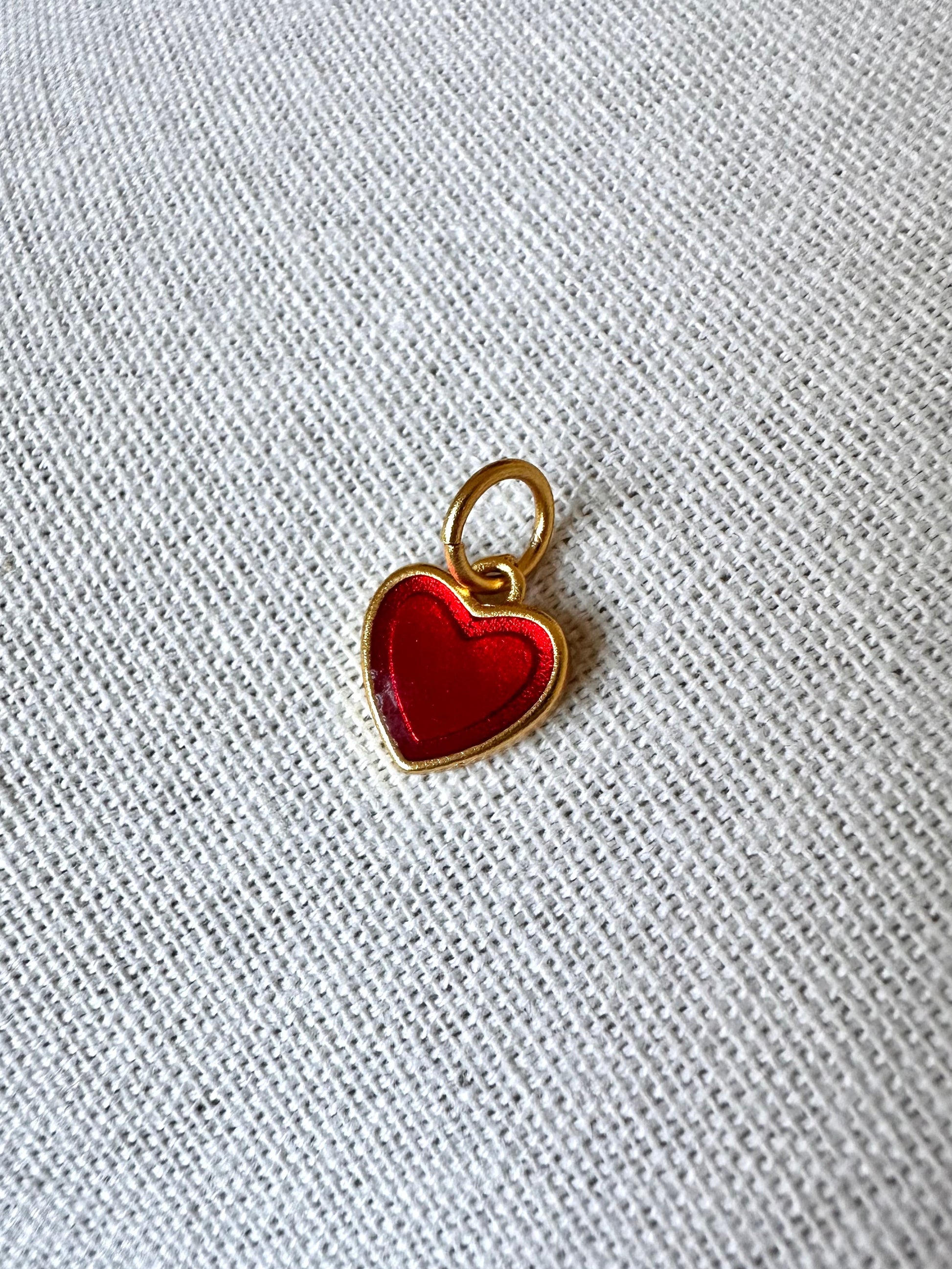 Red Heart Charm