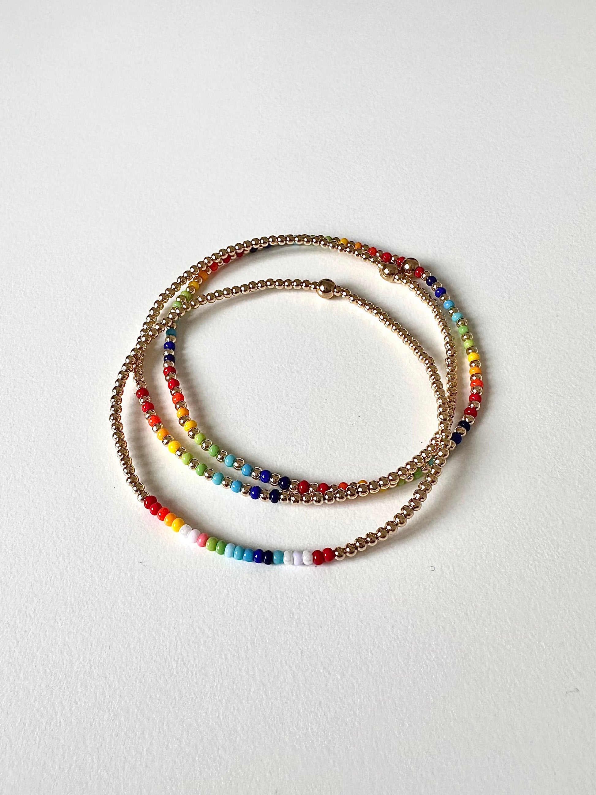 Love in Color - Rainbow Bracelet Set