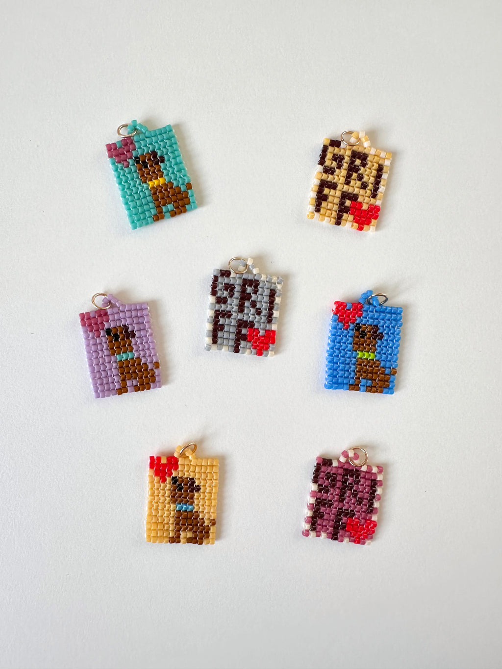 Hand-Woven Bead Charm Drop 1