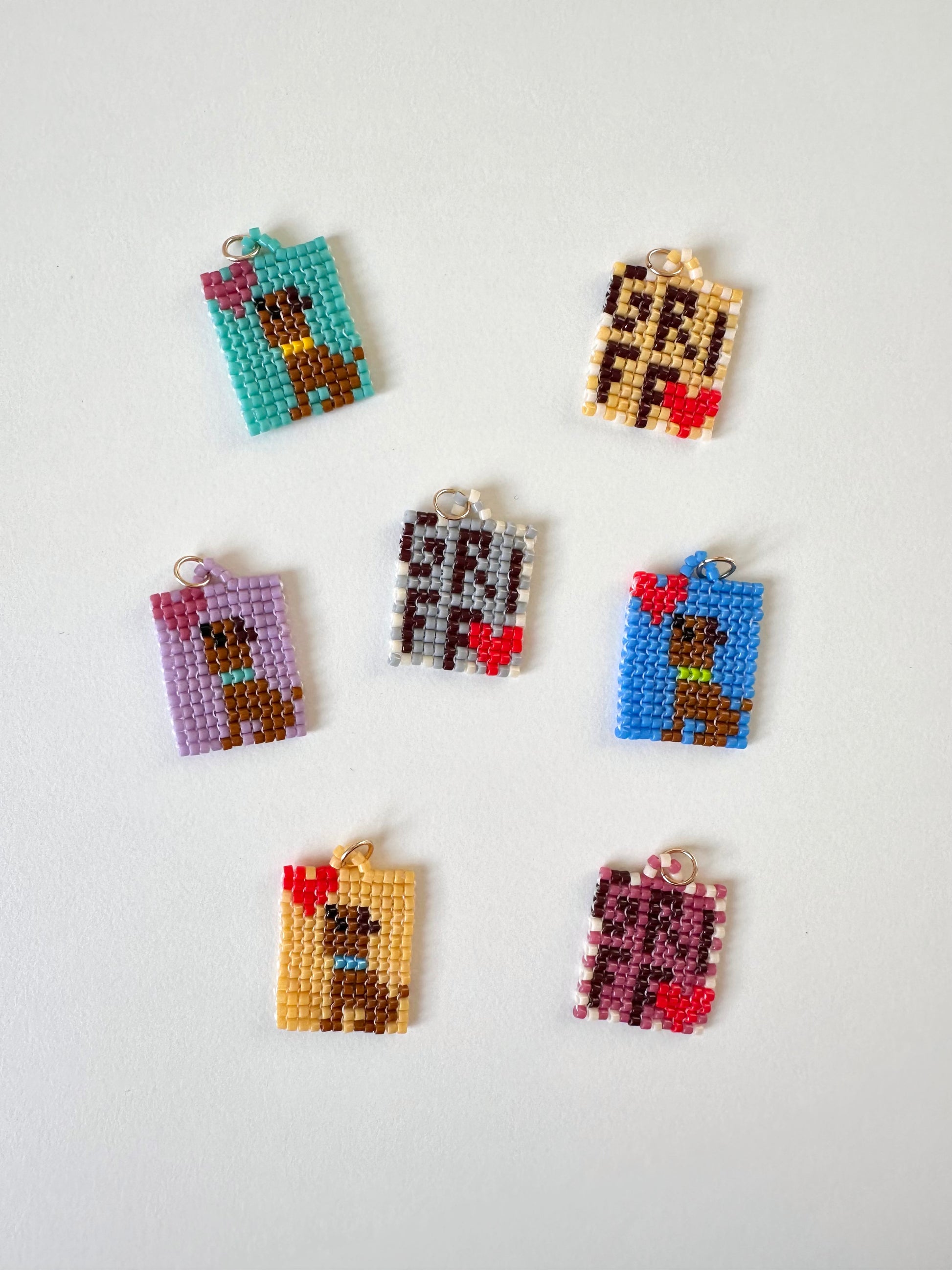 Hand-Woven Bead Charm Drop 1