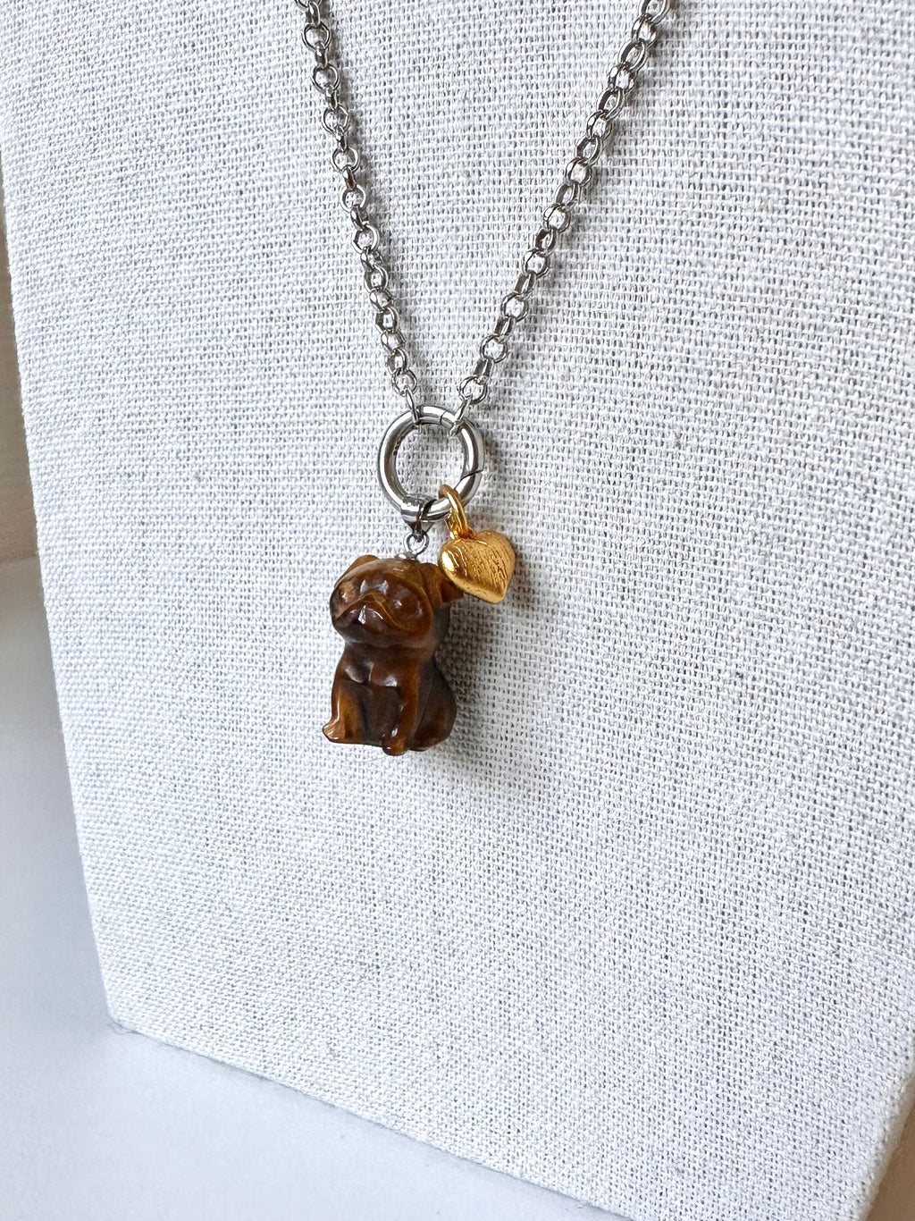 Furry Heart Charm