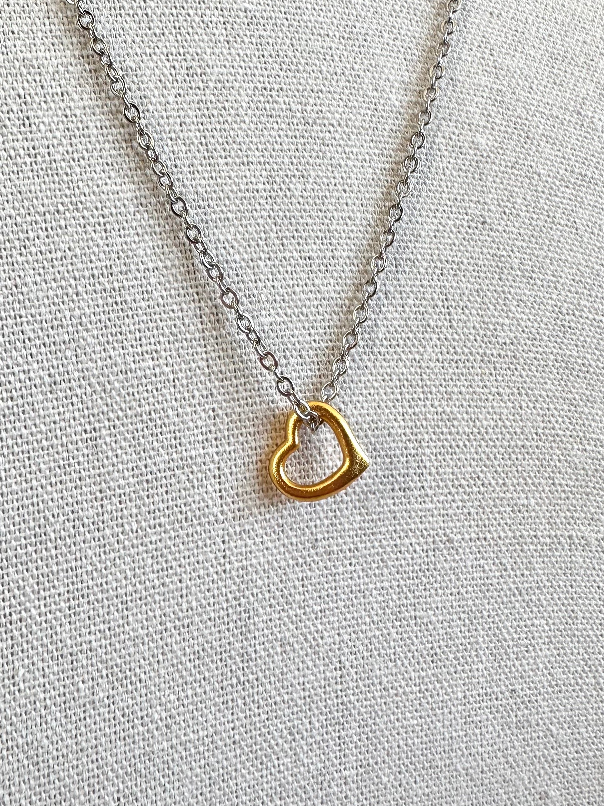 Floating Heart Necklace