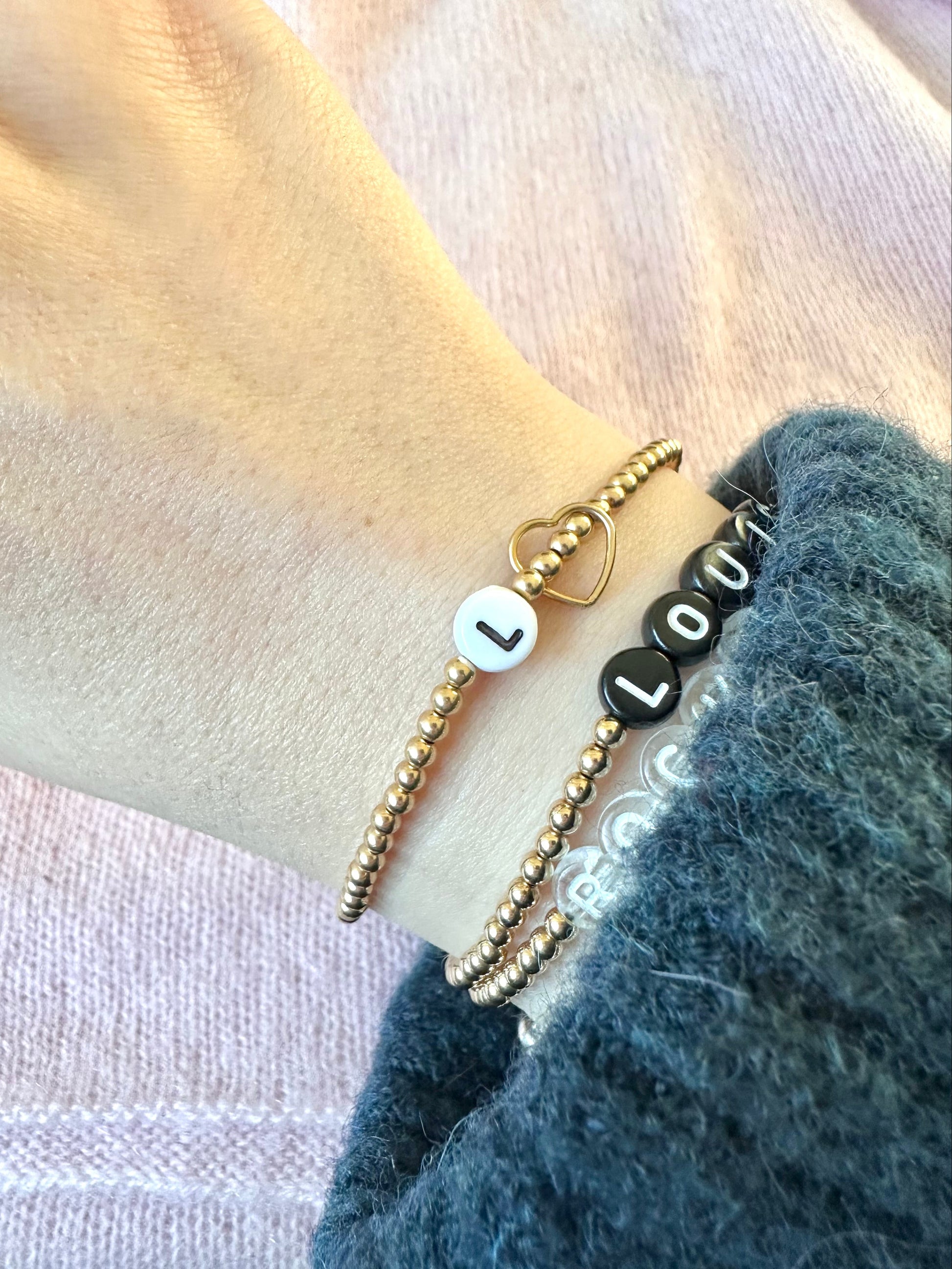 Personalized 14k Gold Filled Name Bracelet