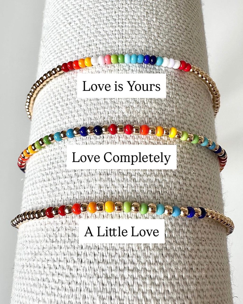 Love in Color - Rainbow Bracelet Set