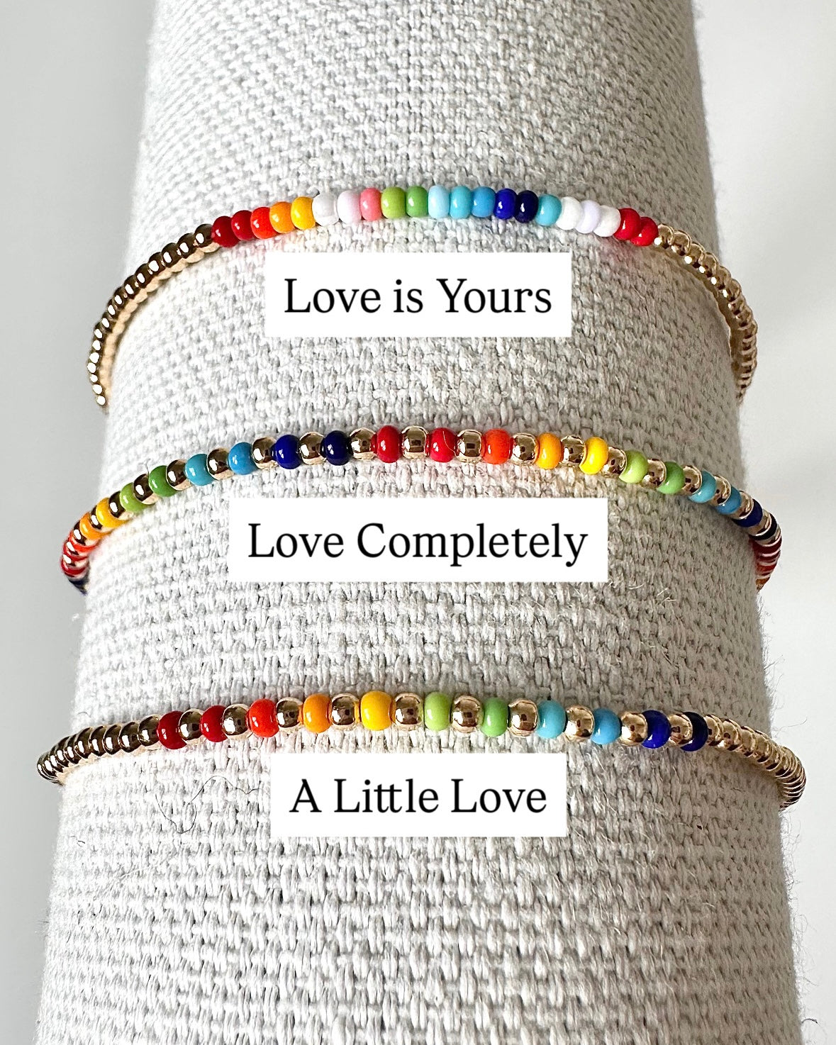 Love in Color - Rainbow Bracelet Set