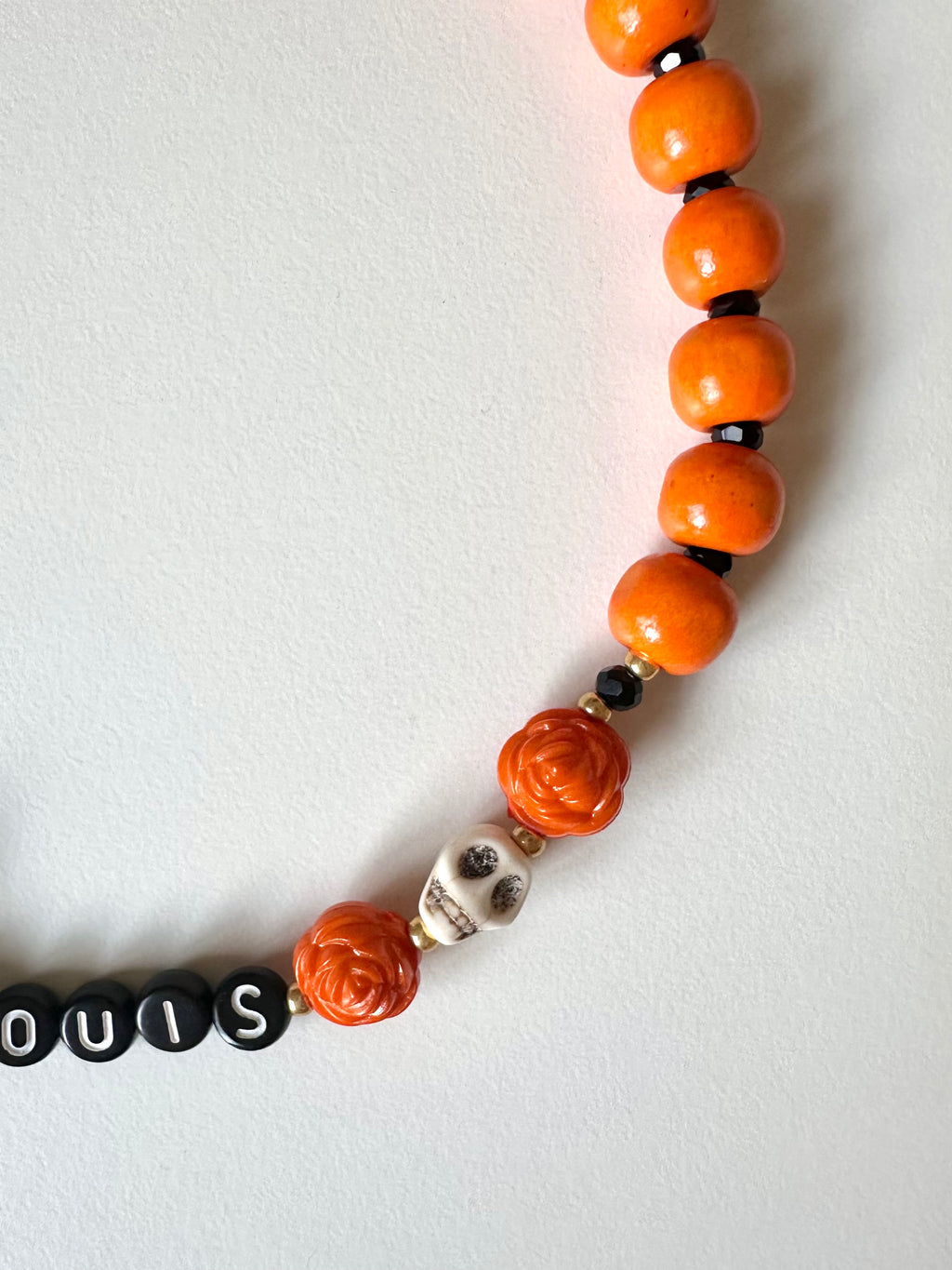 Bones and Blooms Dog Necklace