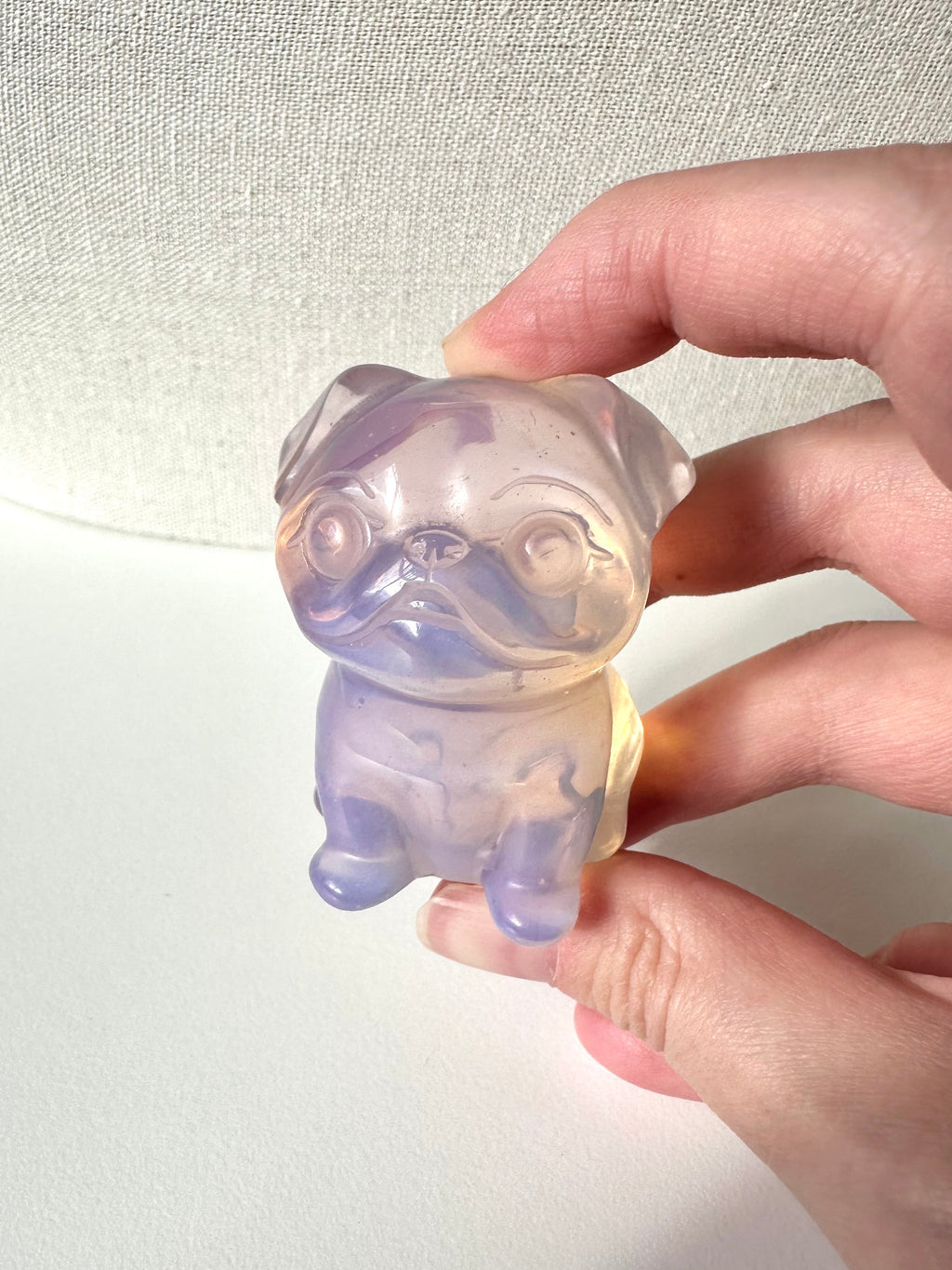 2 inch Opalite Brussels Griffon Statue