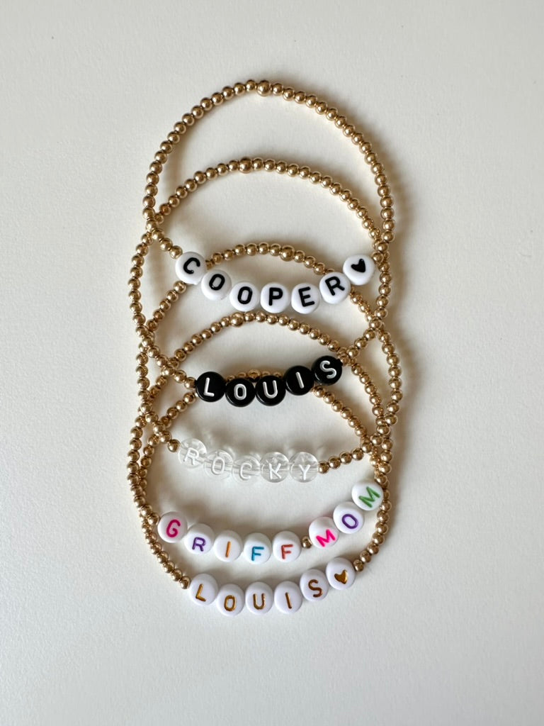 Personalized 14k Gold Filled Name Bracelet