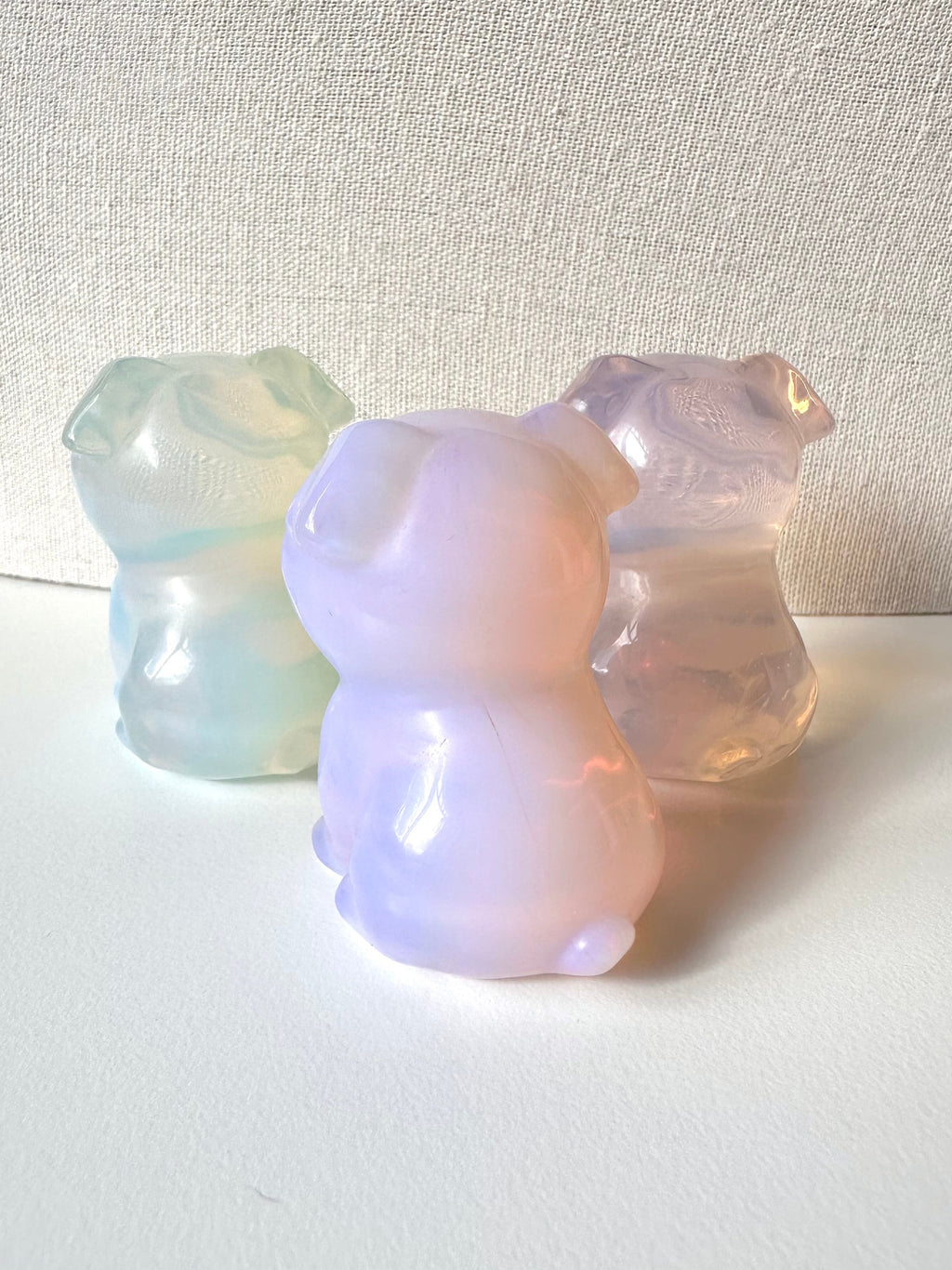 2 inch Opalite Brussels Griffon Statue