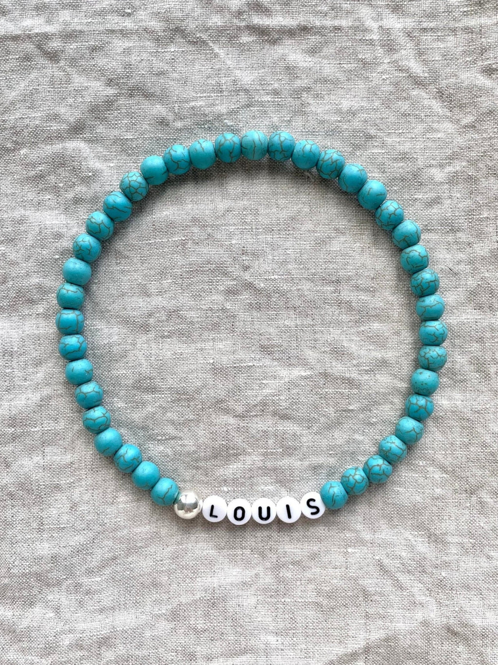 Blue Howlite Dog Necklace