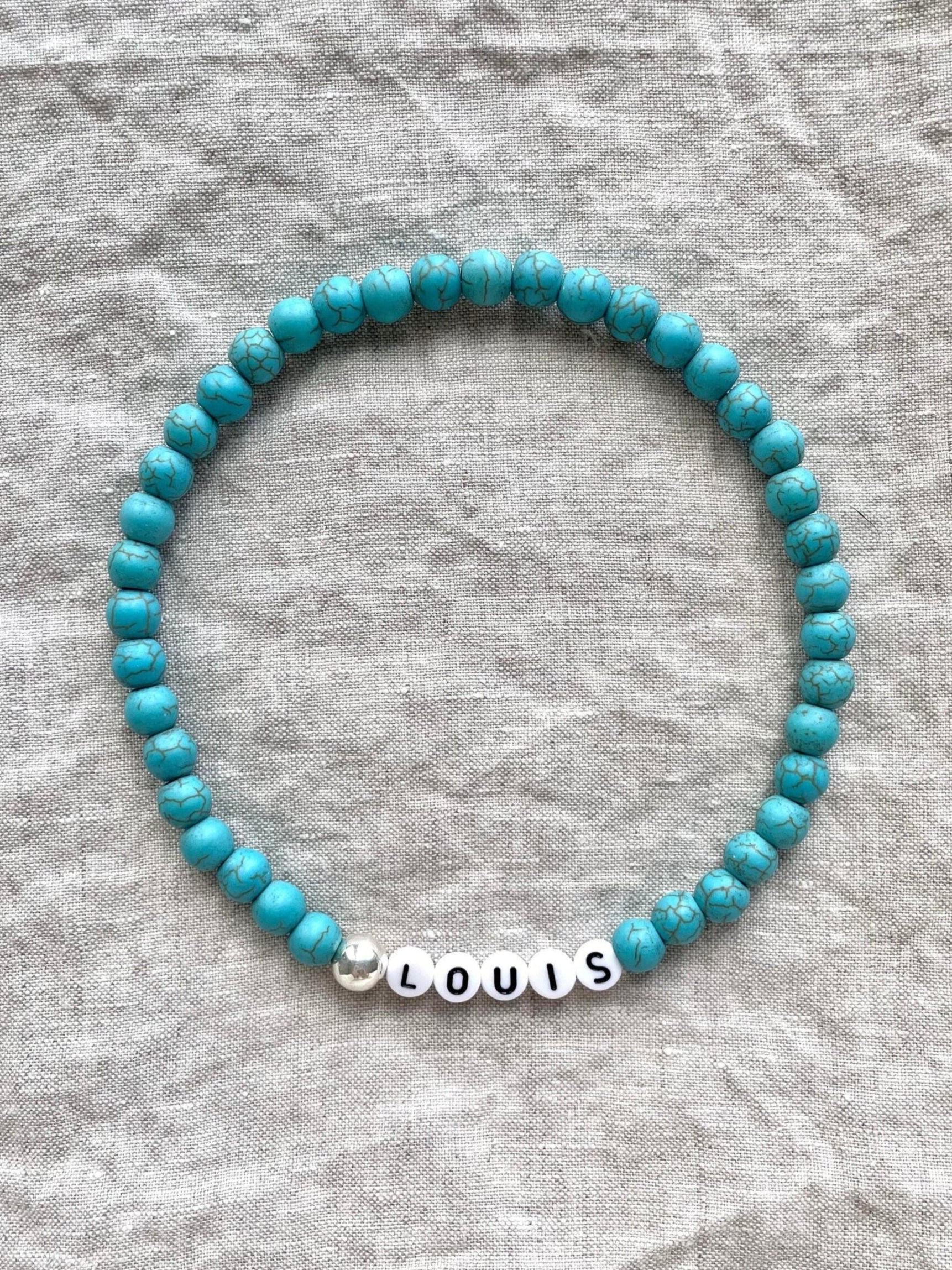 Blue Howlite Dog Necklace