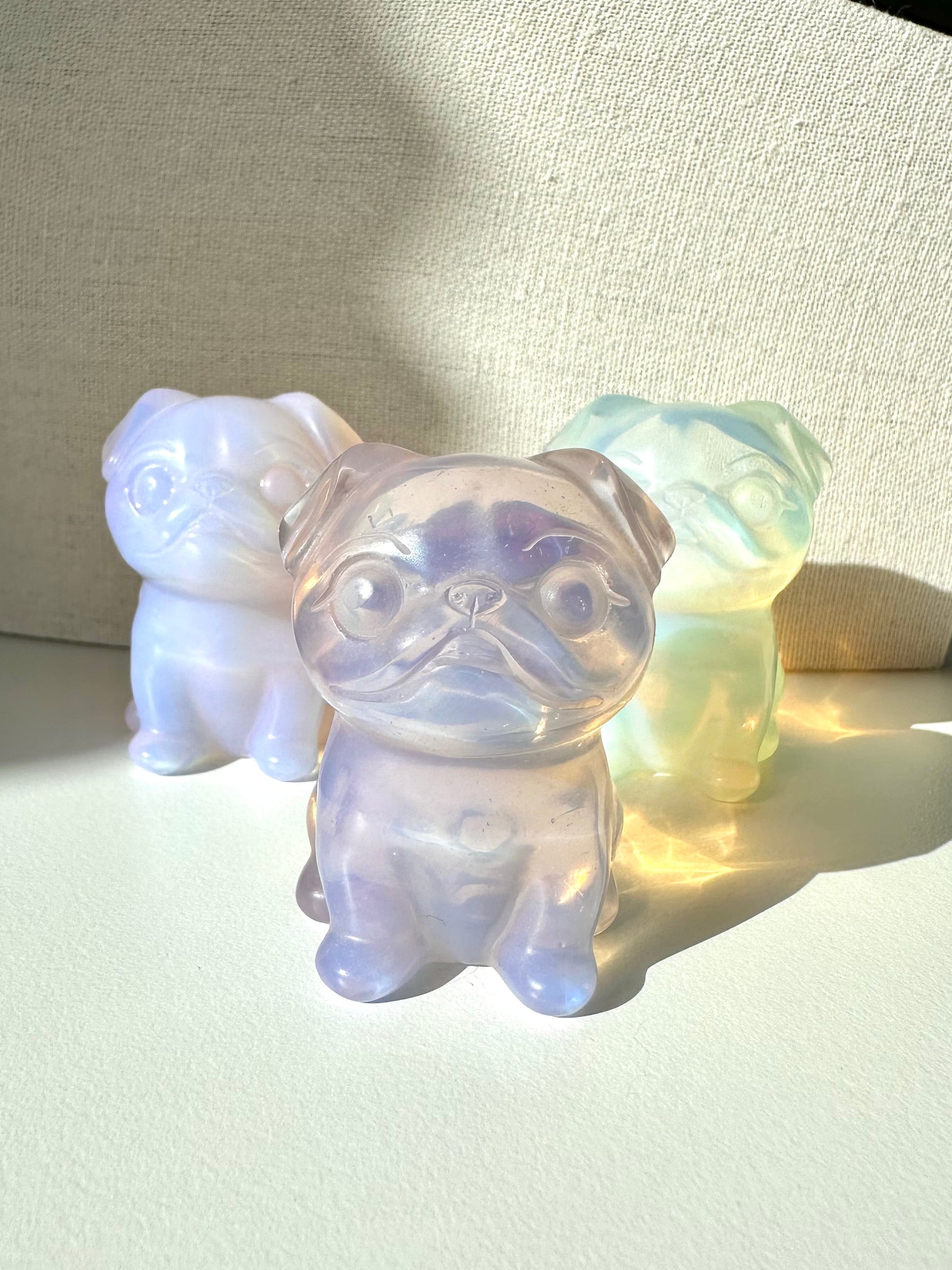 2 inch Opalite Brussels Griffon Statue
