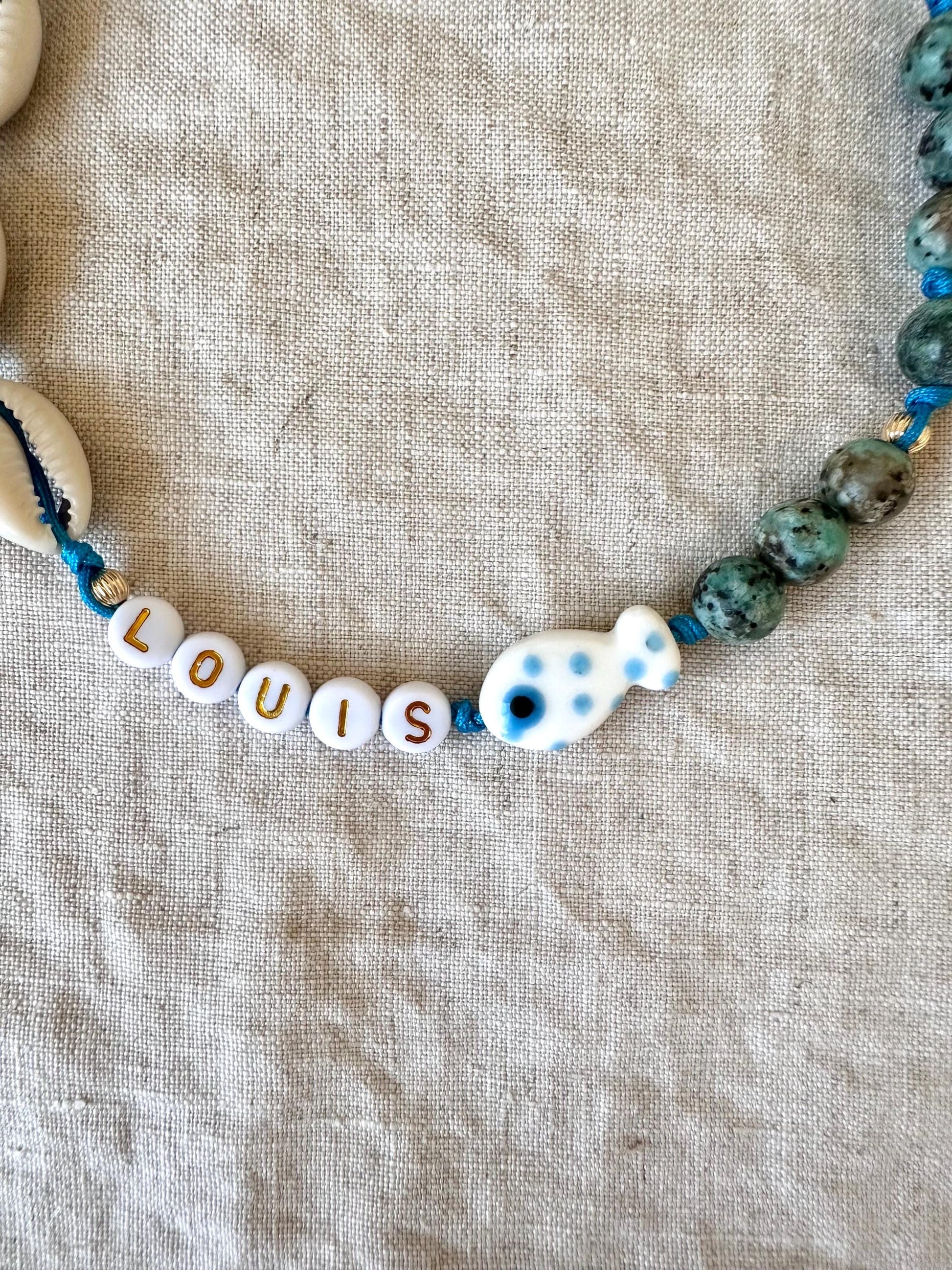 Puka Perch Dog Necklace