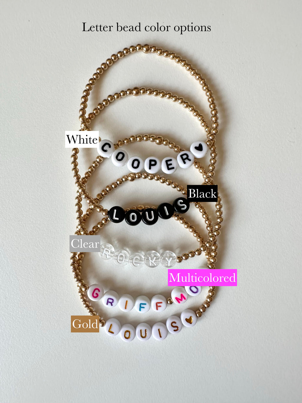 Personalized 14k Gold Filled Name Bracelet