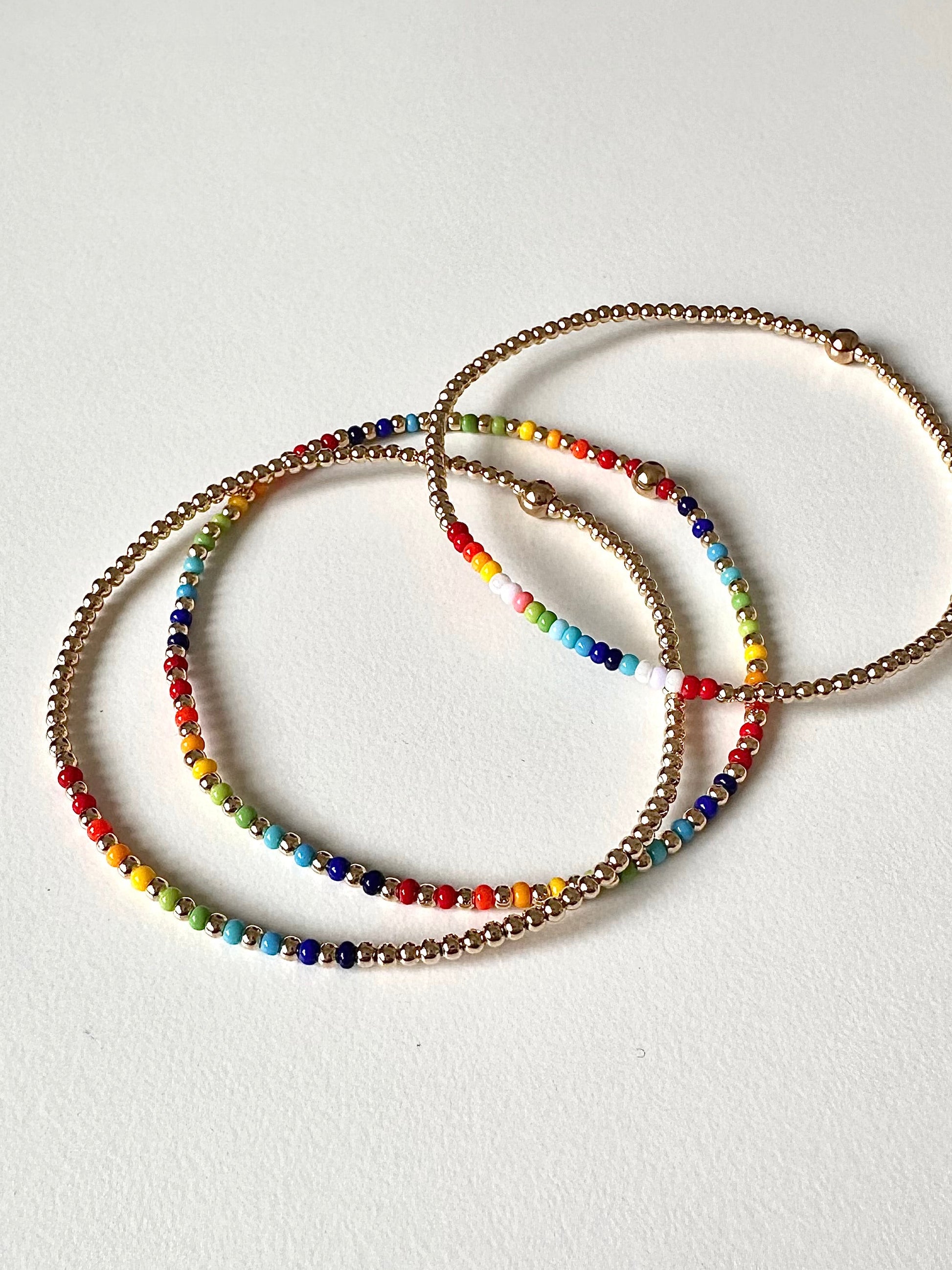 Love in Color - Rainbow Bracelet Set