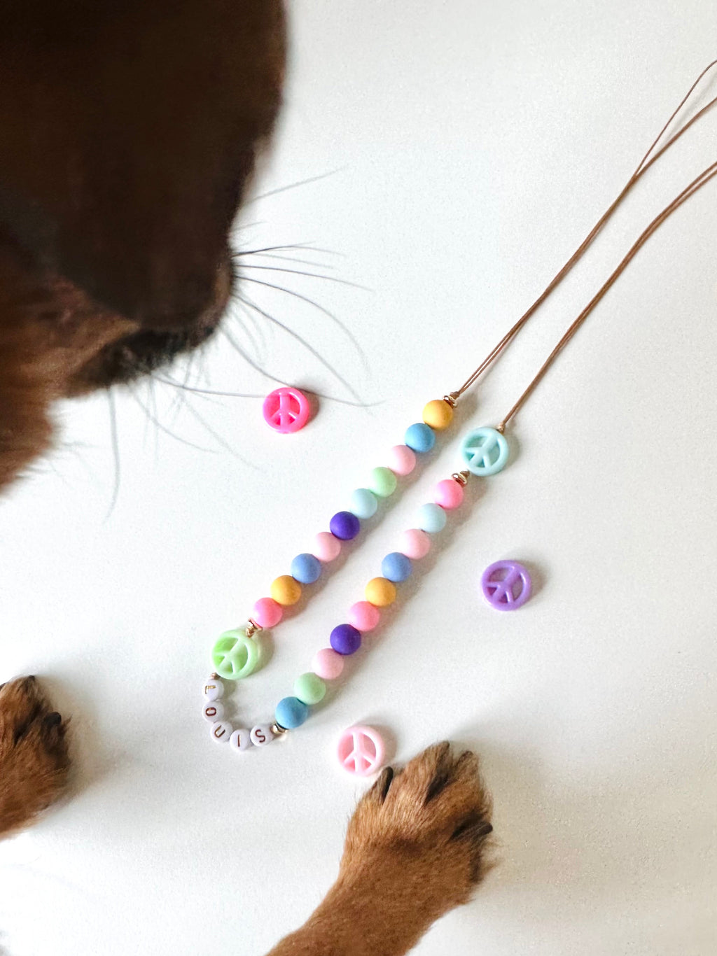 Hippy Paws Dog Necklace