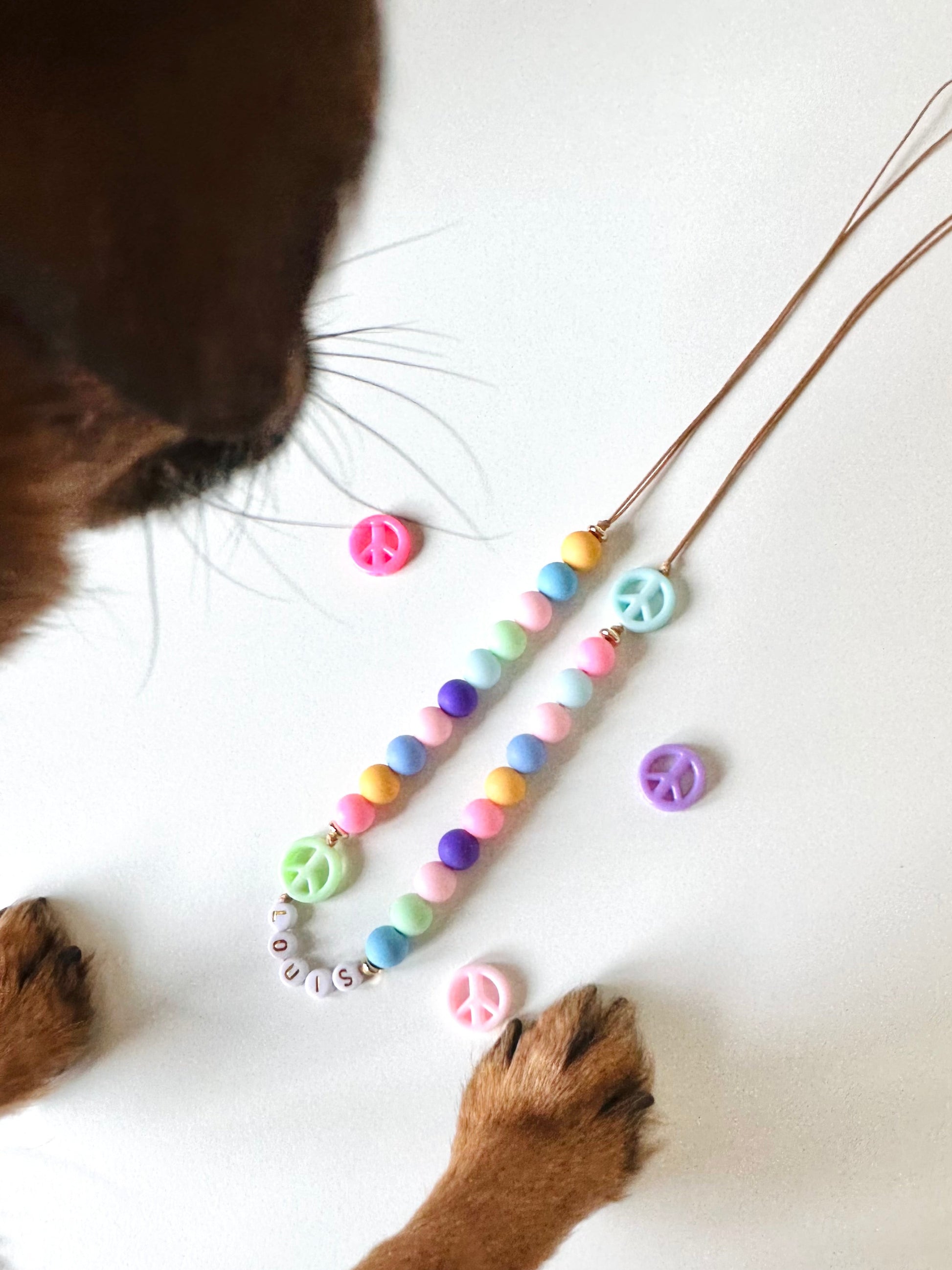 Hippy Paws Dog Necklace