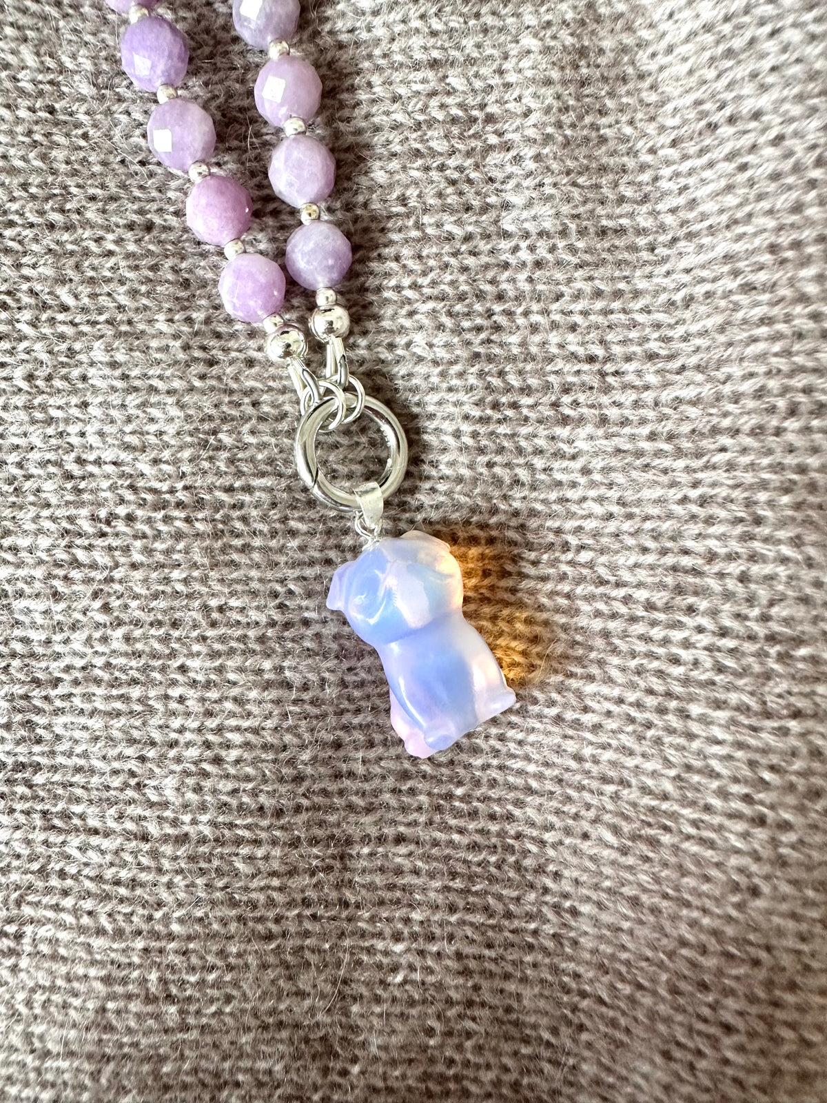 Griff Gemstone Beaded Necklace