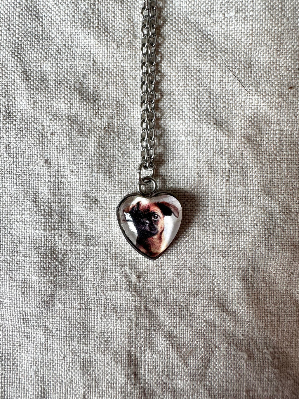 Pet Portrait Charm Necklace