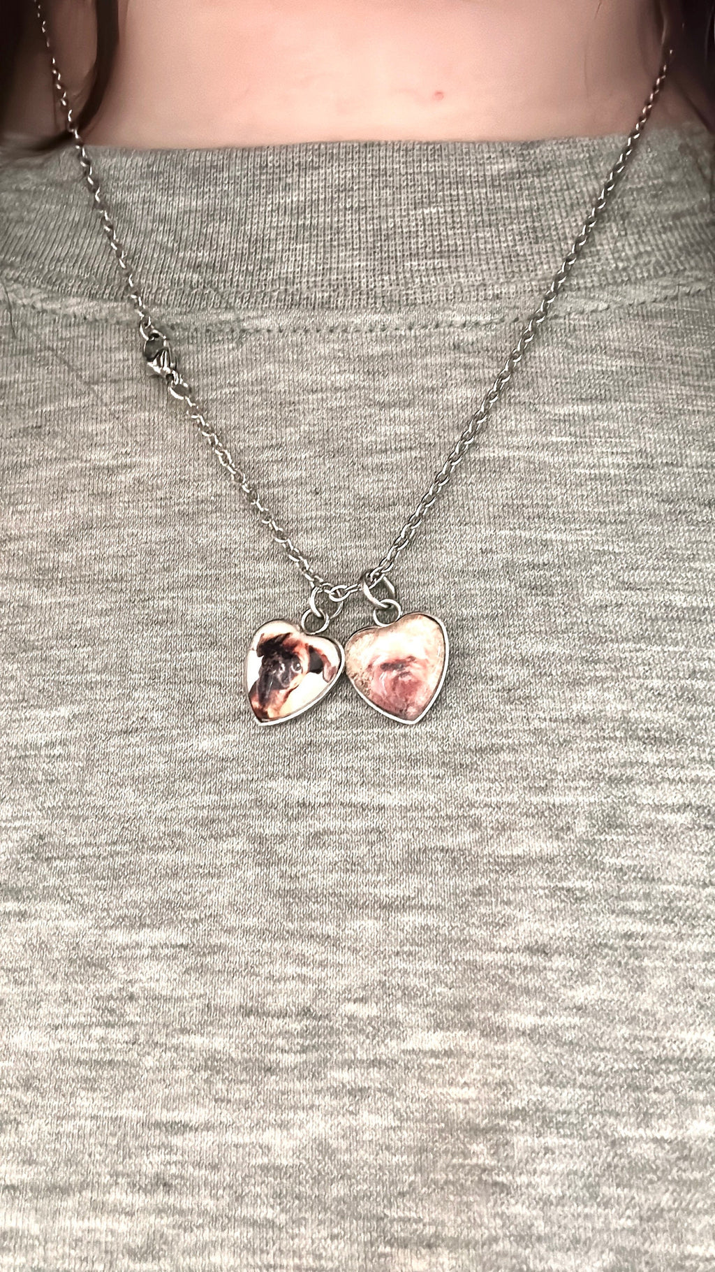 Pet Portrait Charm Necklace