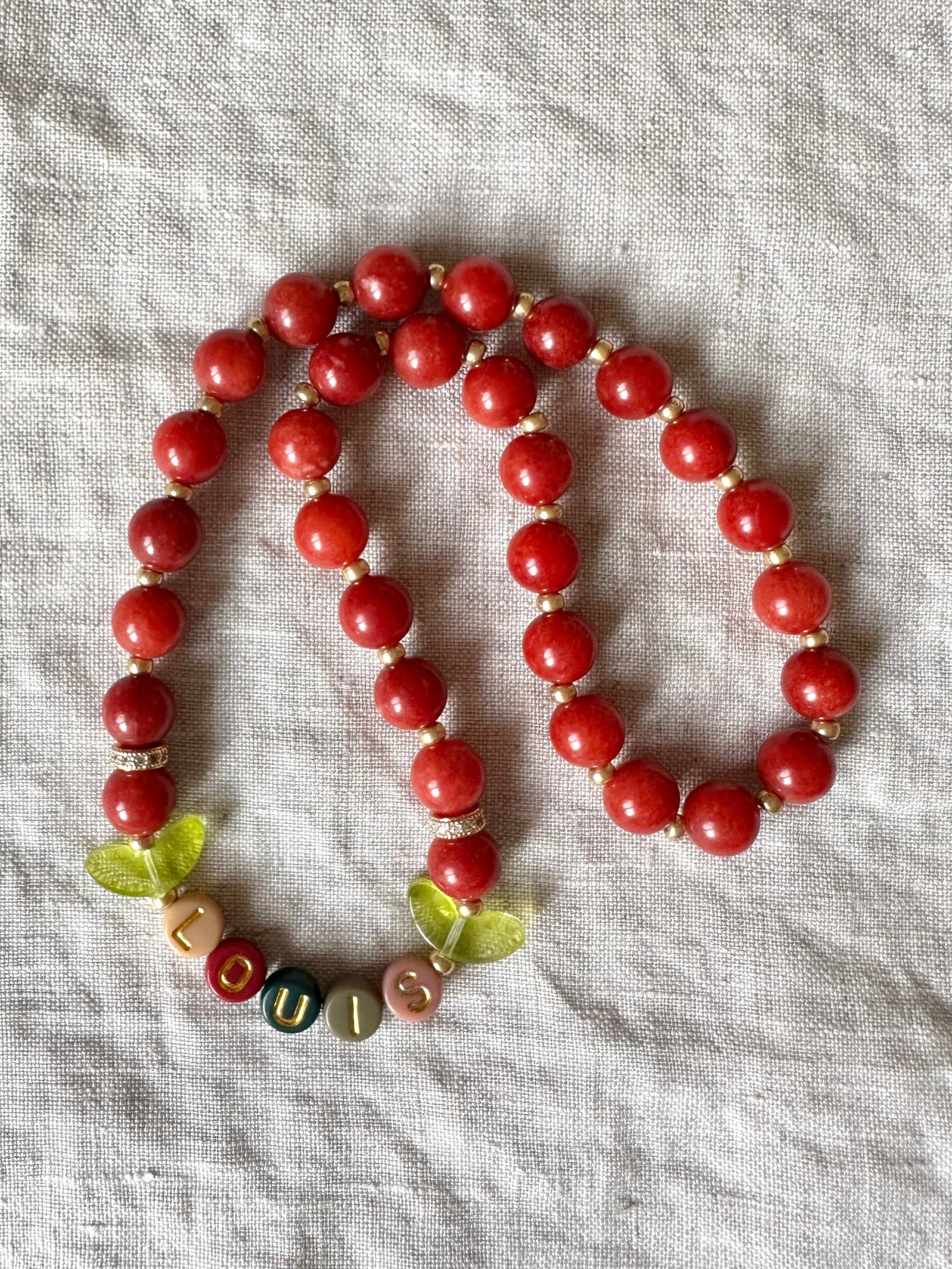 Spiced Apple Dog Necklace