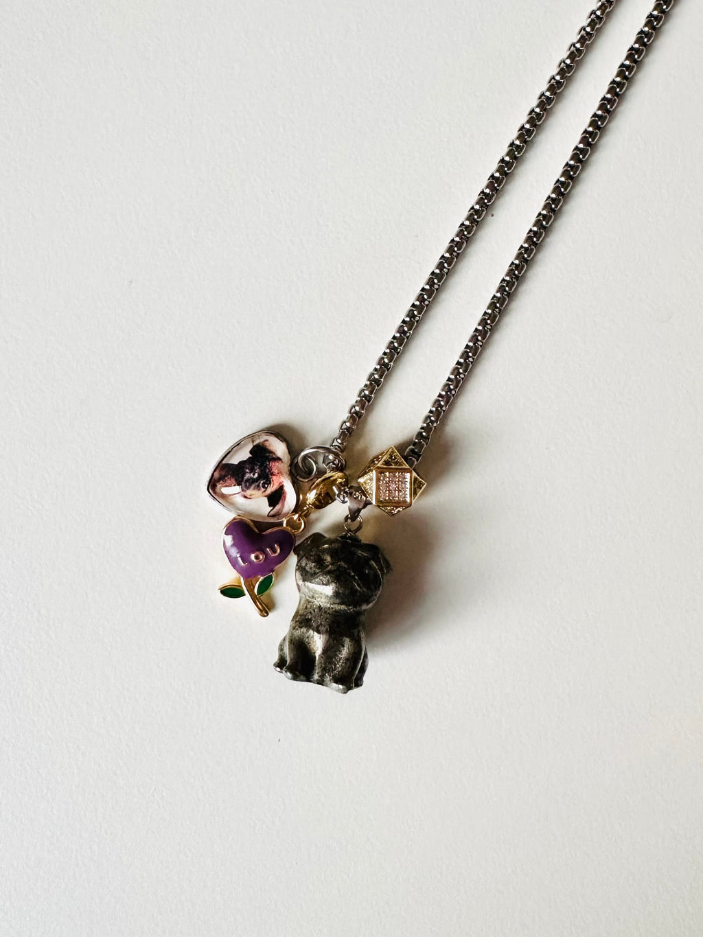Pavé Geometric Spacer Bead