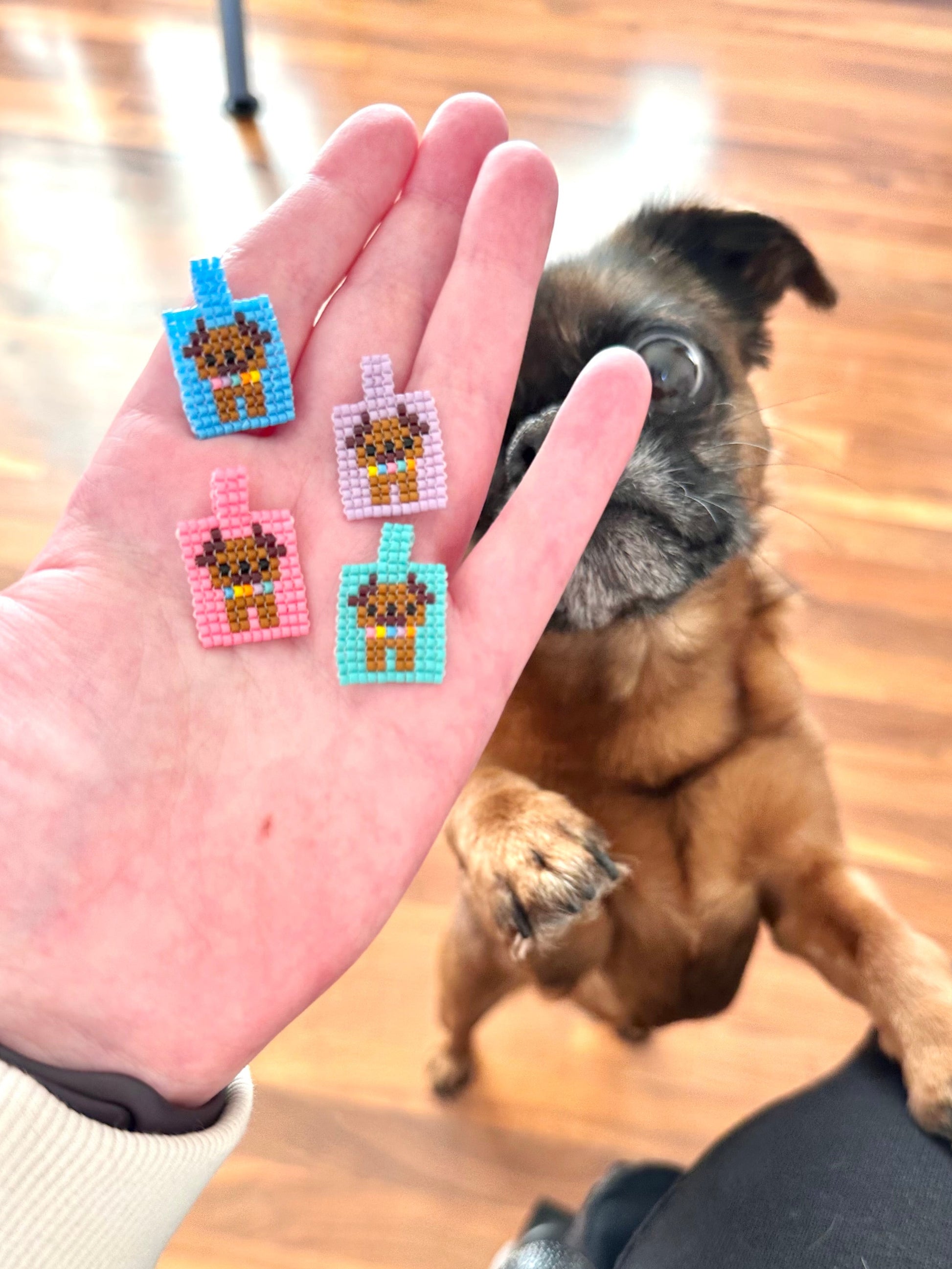 Hand-Woven Bead Charm Drop 2