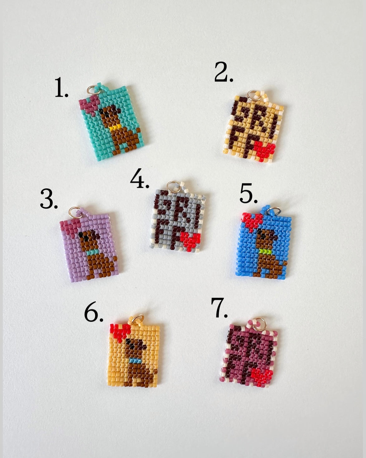 Hand-Woven Bead Charm Drop 1