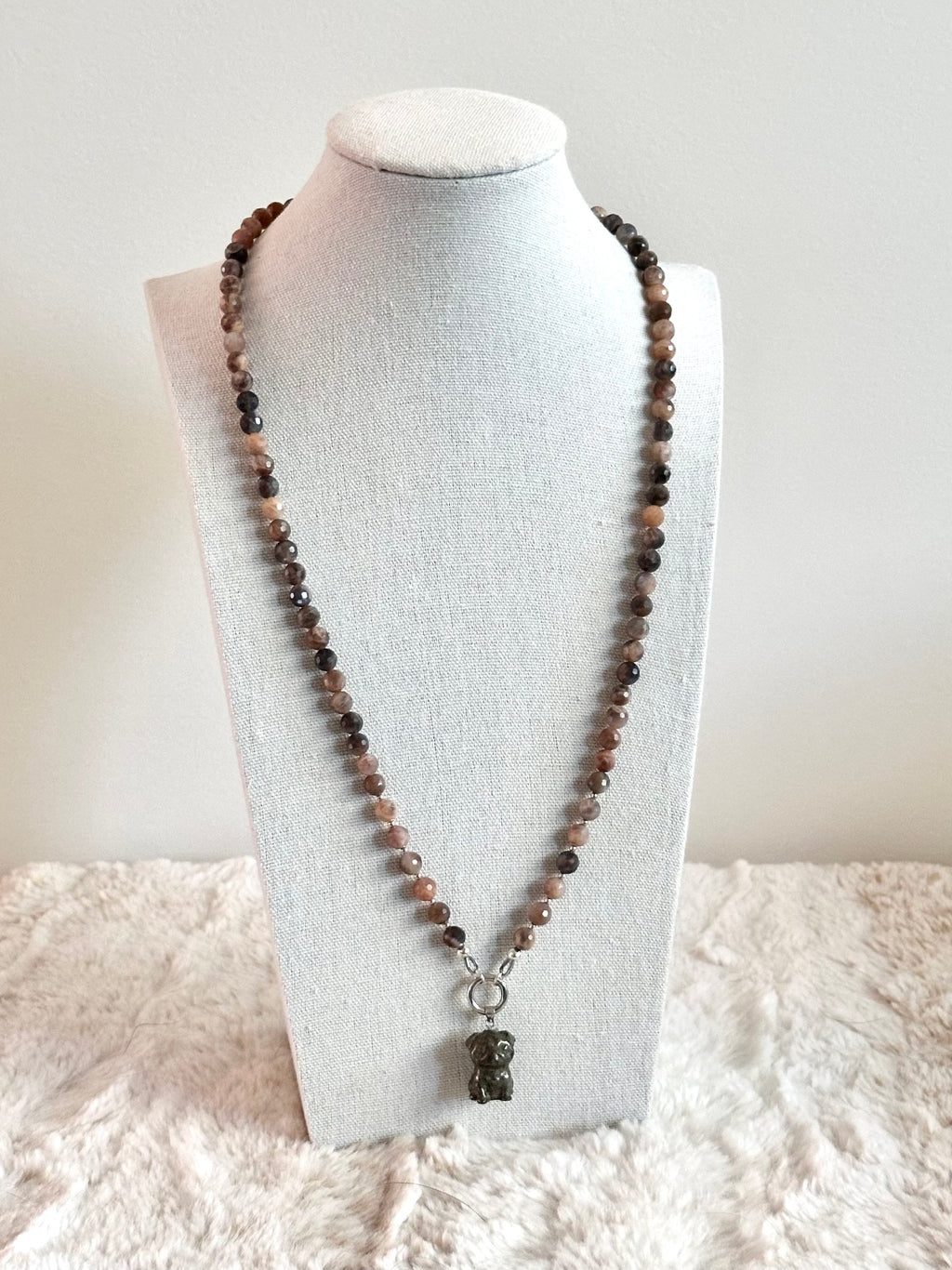 Griff Gemstone Beaded Necklace