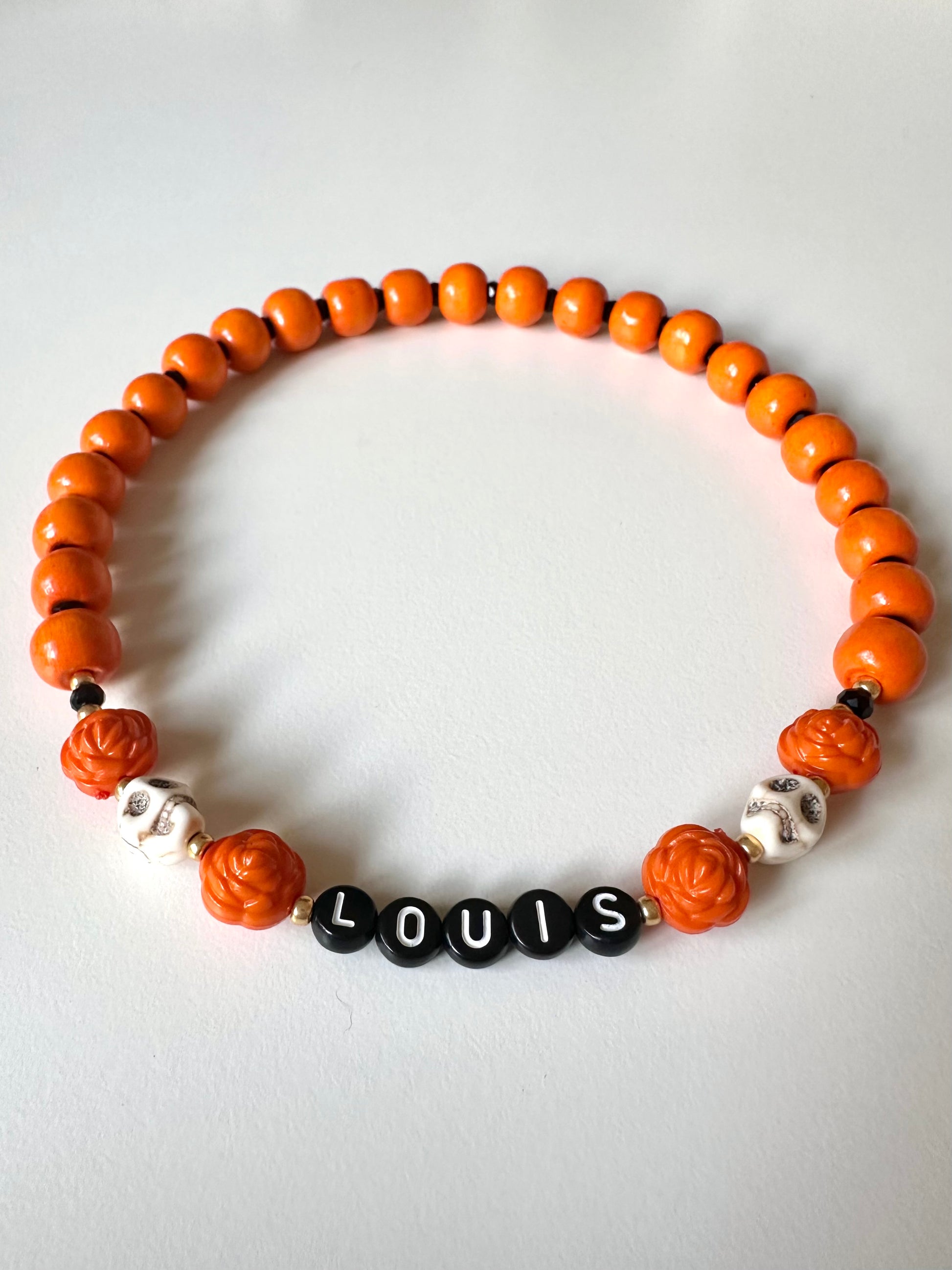 Bones and Blooms Dog Necklace