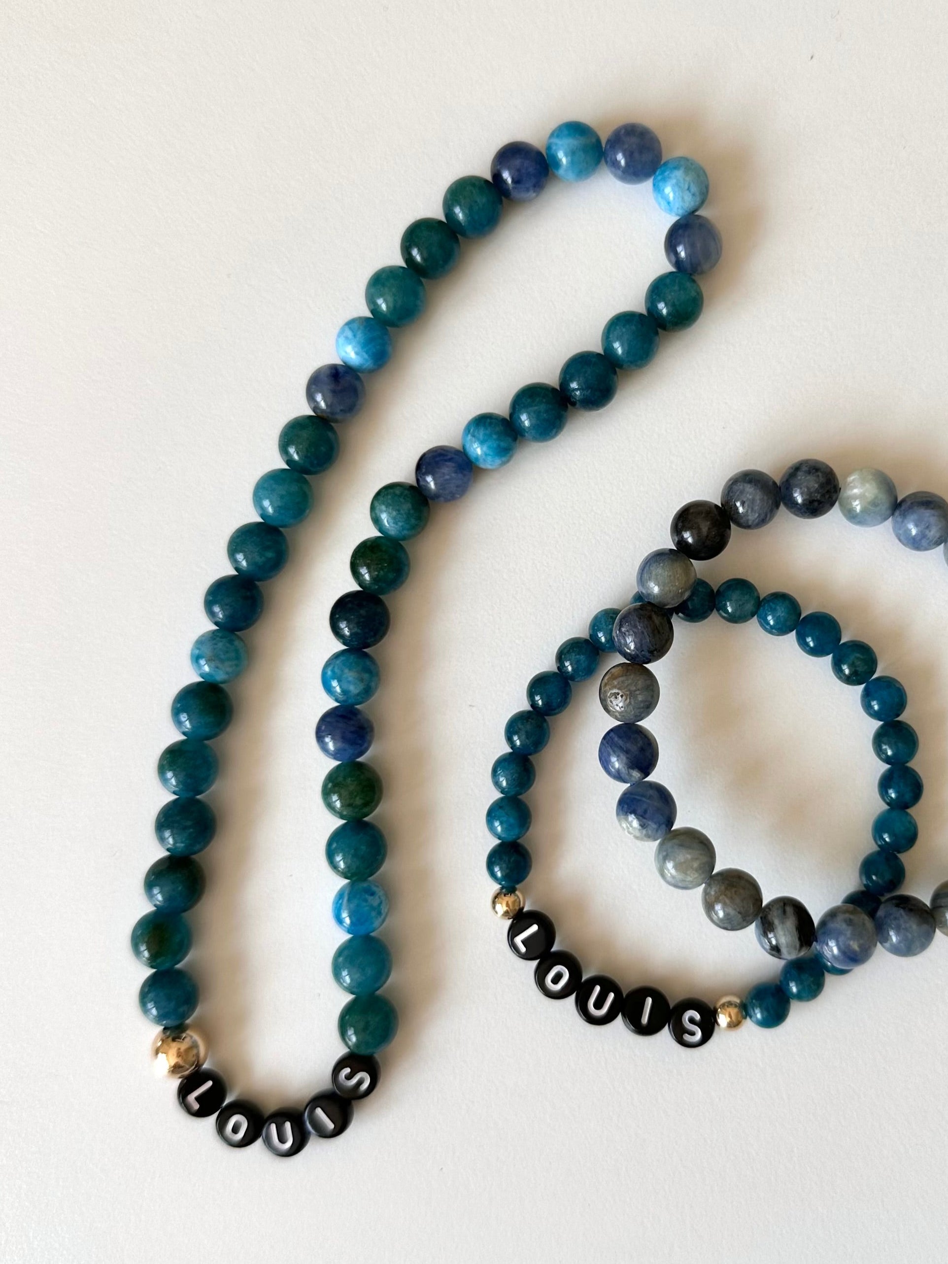 Celestial Blue Dog Necklace