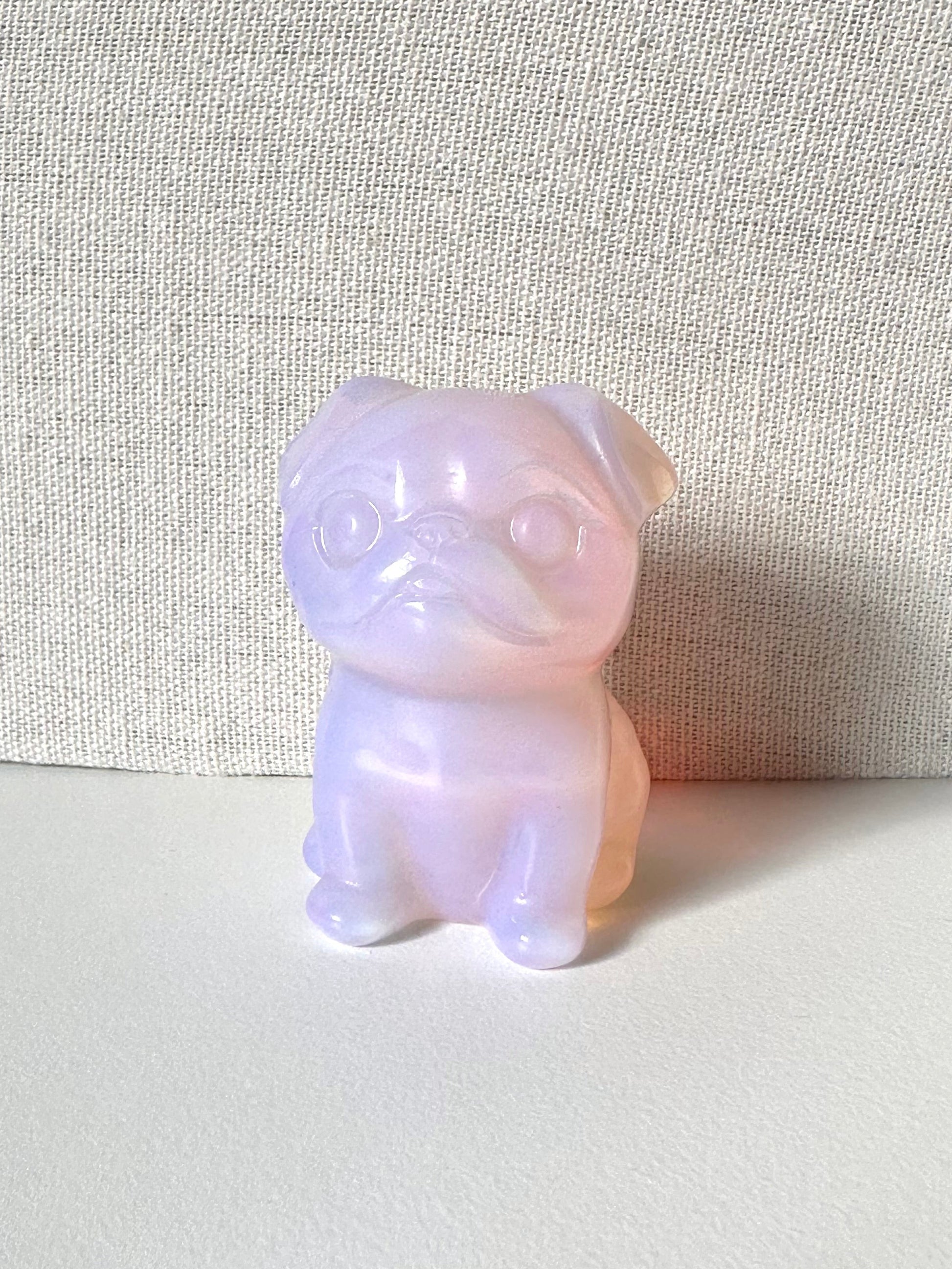 2 inch Opalite Brussels Griffon Statue