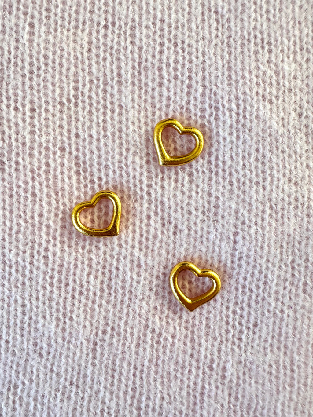 Floating Heart Bead Charm
