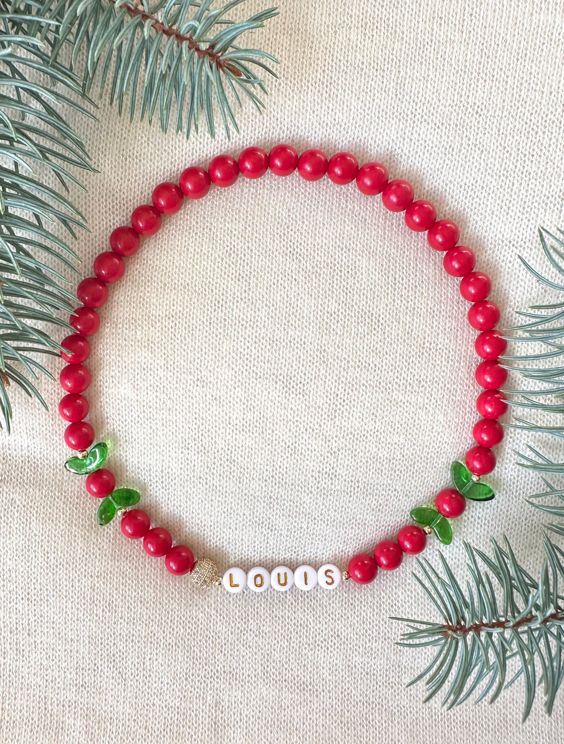 Holly Jolly Dog Necklace