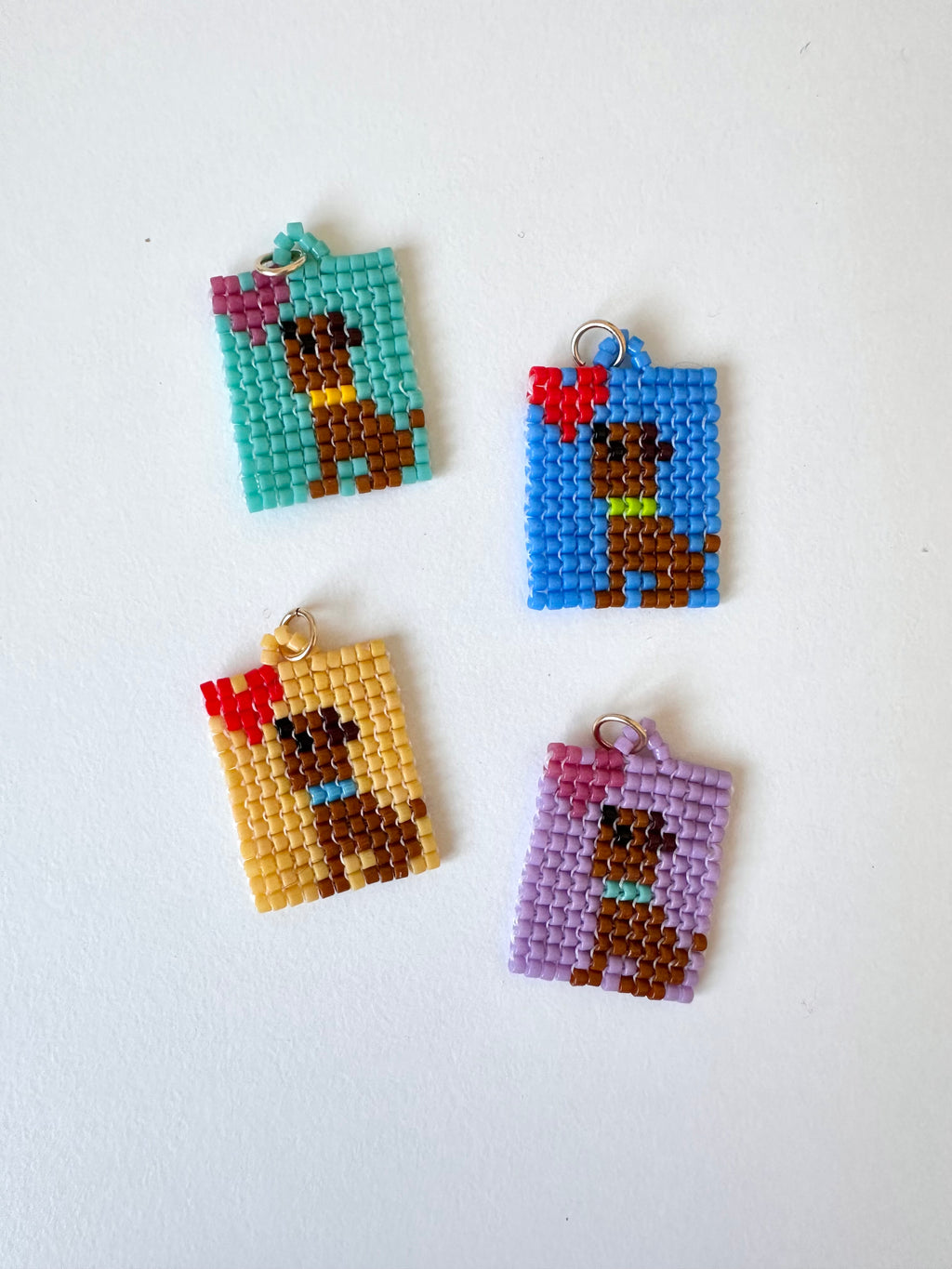Hand-Woven Bead Charm Drop 1