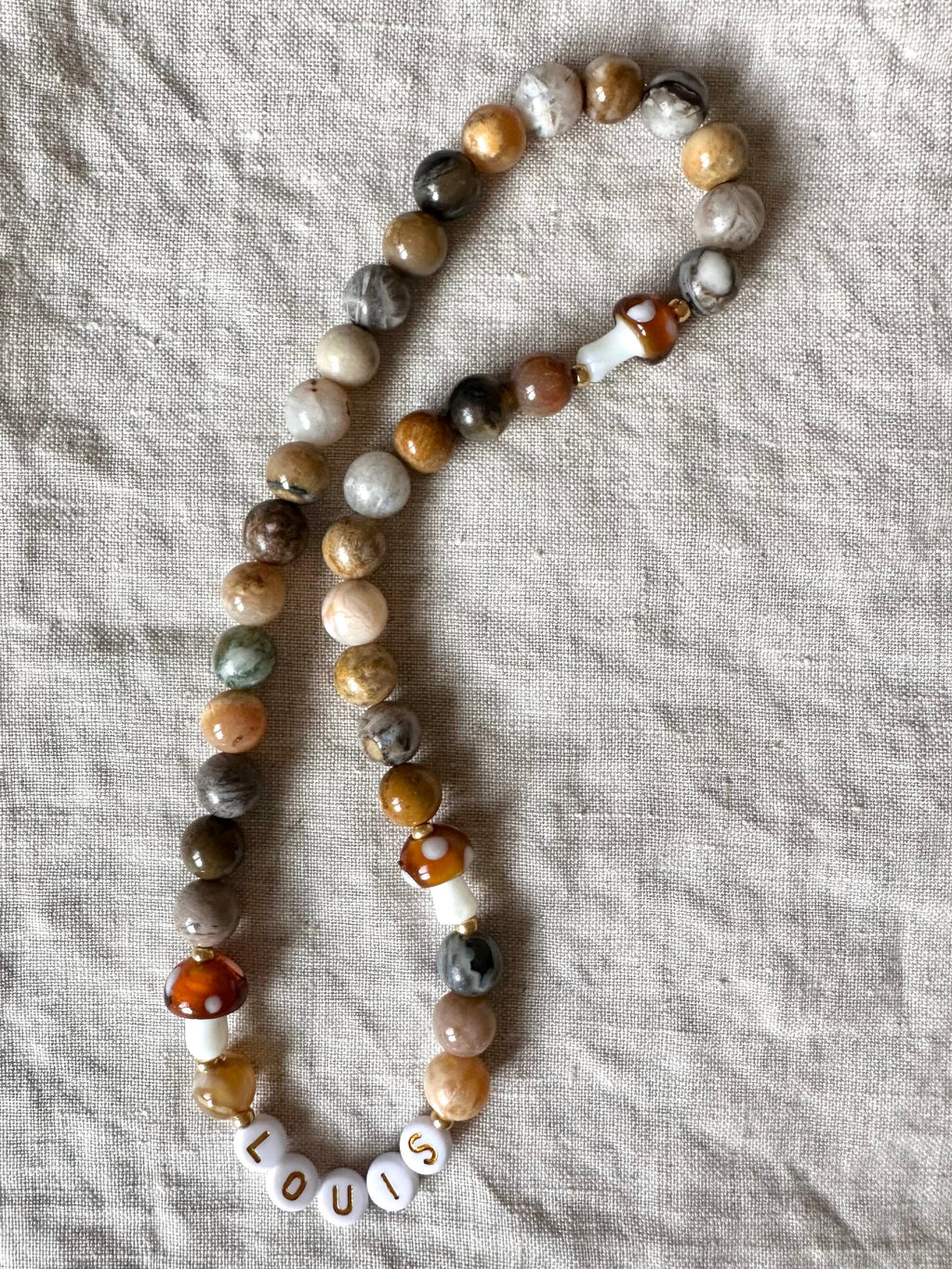 Toadstool Path Dog Necklace