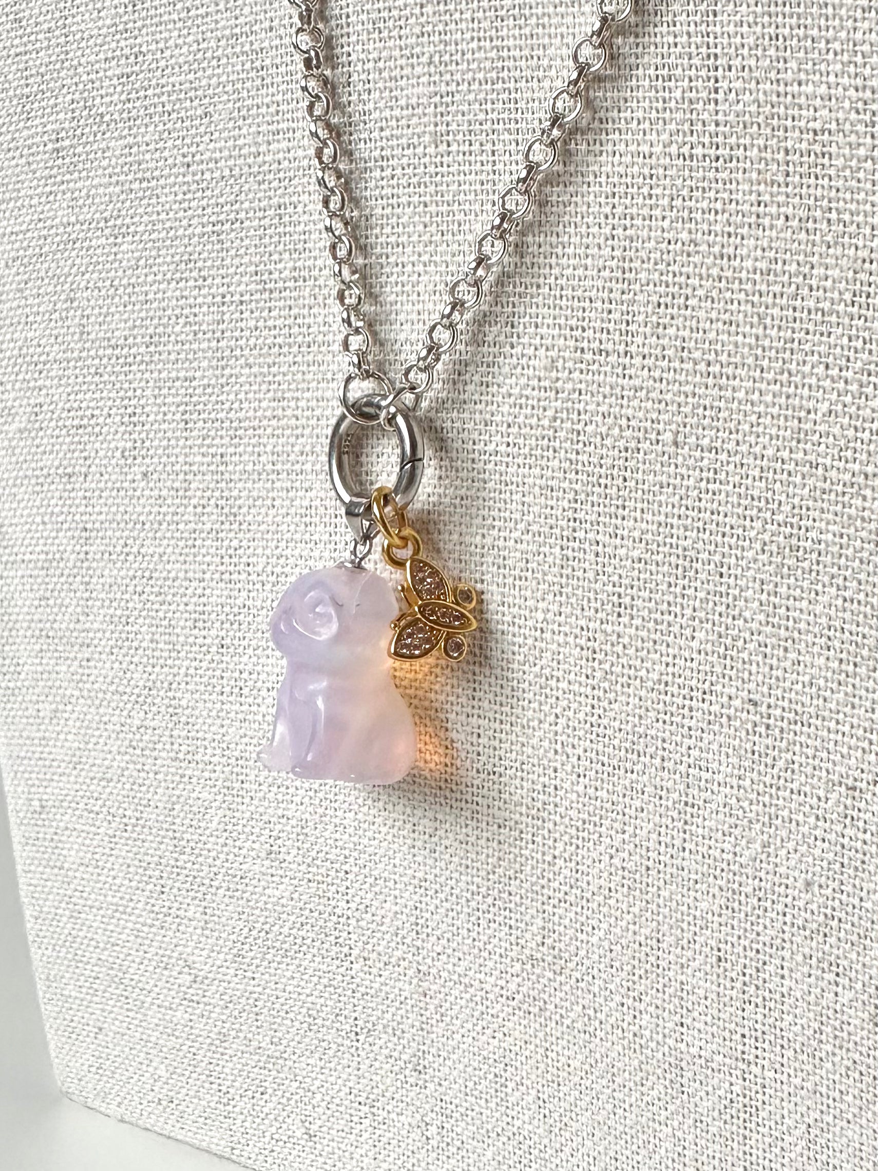 Crystal Butterfly Charm