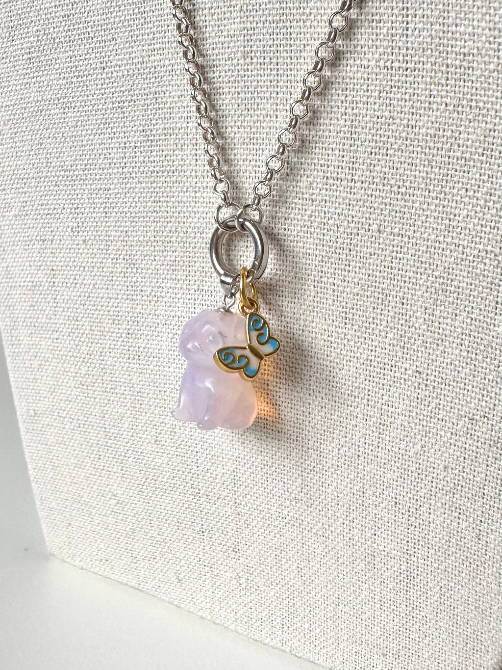 Blue Butterfly Charm